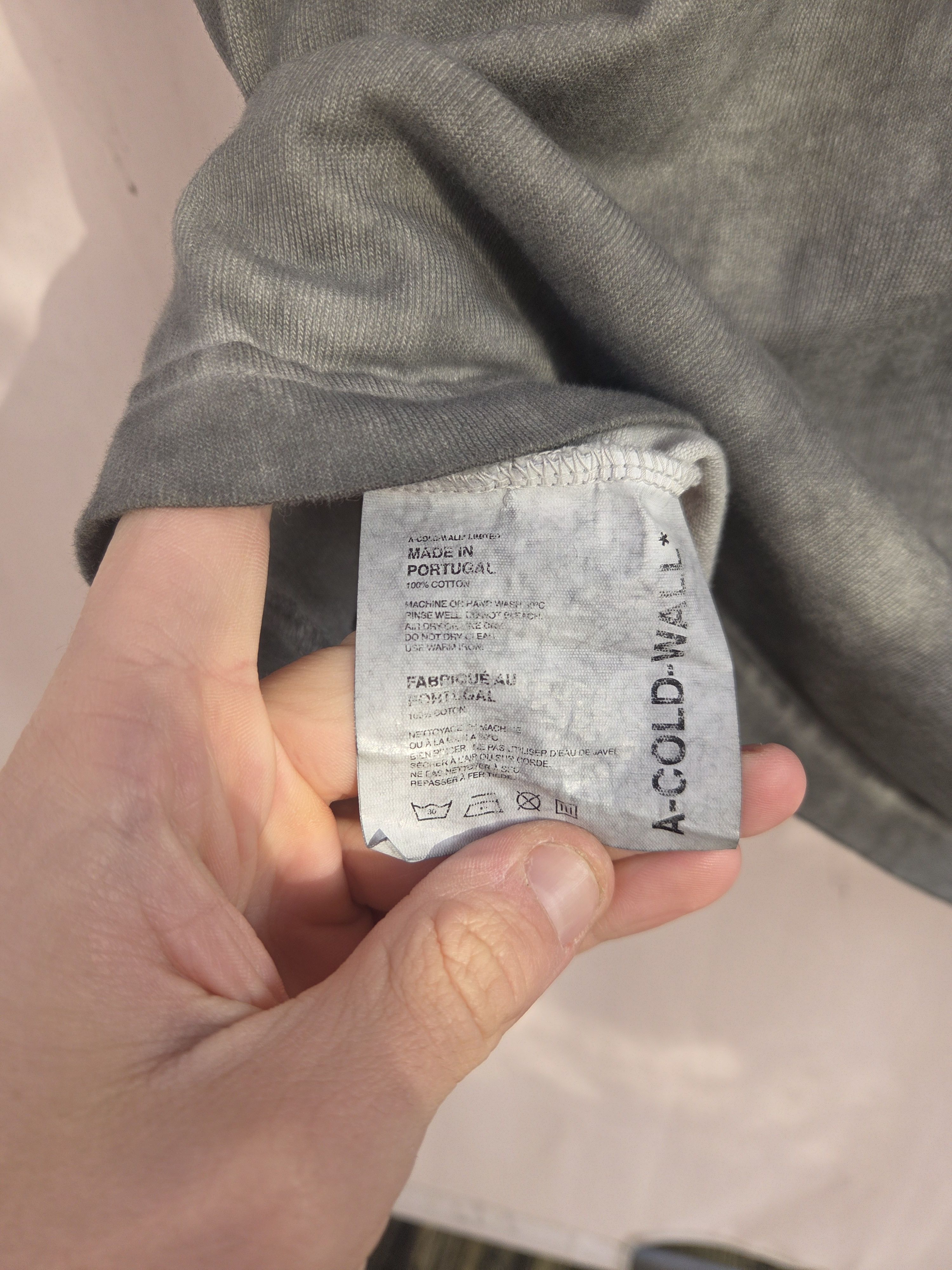 A-COLD-WALL* ACW gray t-shirt Size US M / EU 48-50 / 2 - 4 Thumbnail