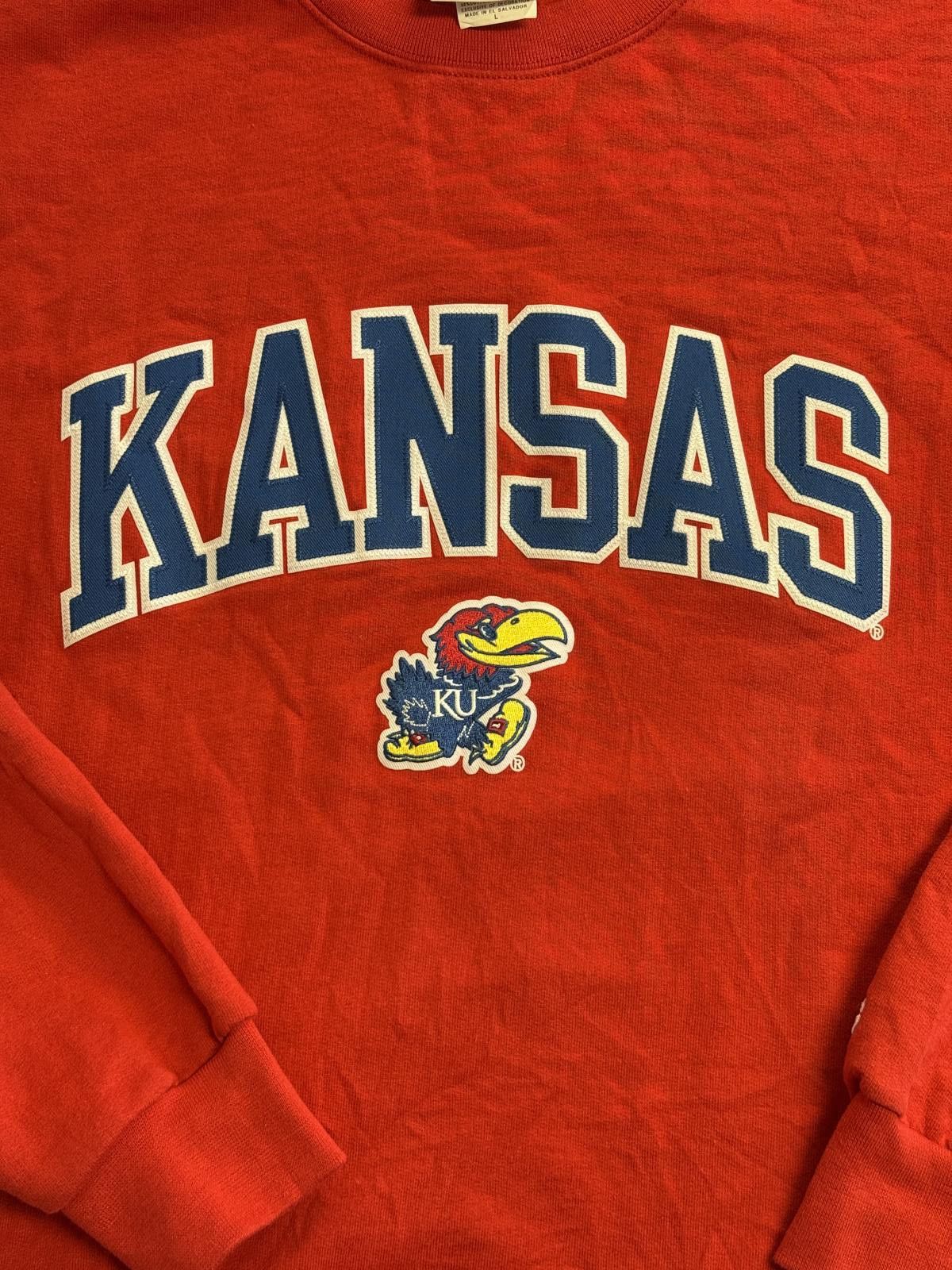 Champion University of Kansas Crewneck Big Jay Kansas Jayhawks Crew L Size US L / EU 52-54 / 3 - 3 Thumbnail