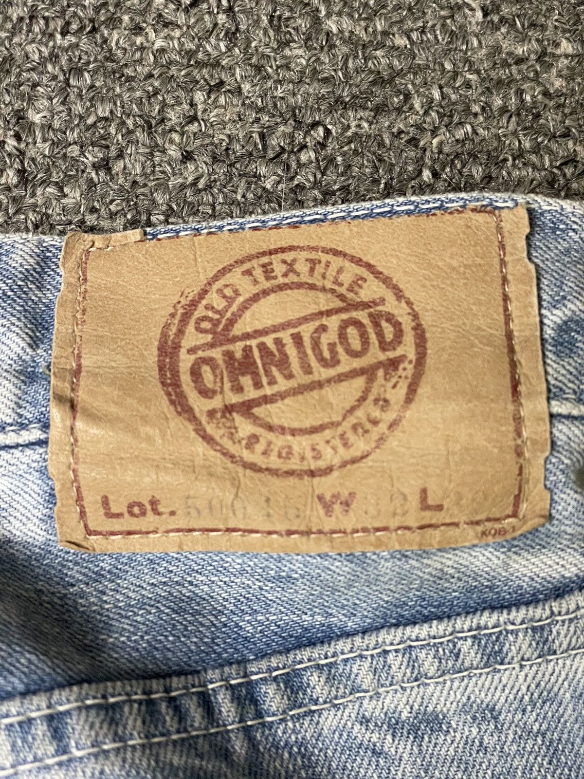 OMNIGOD × Vintage OMNIGOD Brand Casual Straight Cut Jeans (92) Size US 33 - 13 Thumbnail