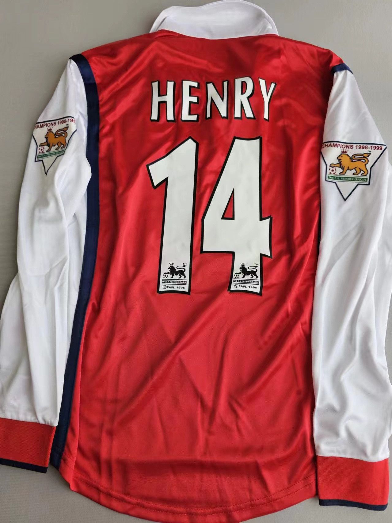 1998 Arsenal #14 Thierry Henry Jersey