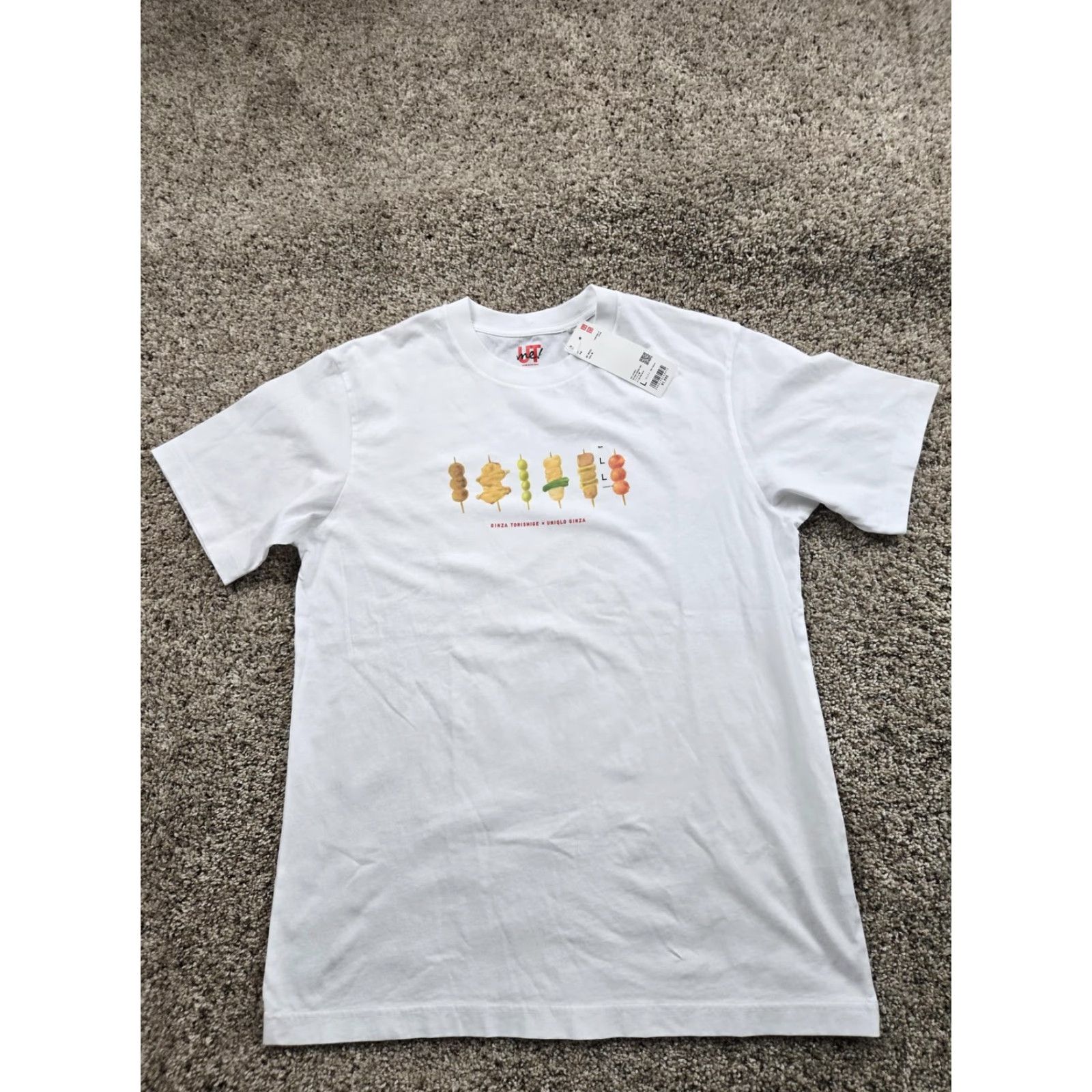 Uniqlo Uniqlo Shirt Mens L Ginza Torishige Yakitori Graphic UT Me! Japan NWT White Crew Neck Short Sleeve Cotton Vintage No Size US L / EU 52-54 / 3 - 2 Thumbnail