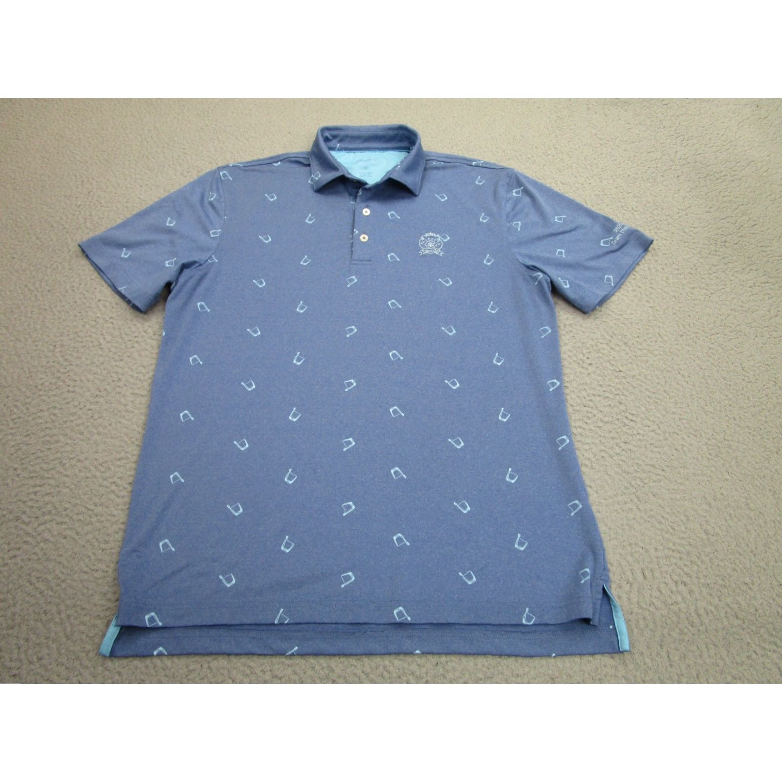 johnnie-O johnnie-O Polo Shirt Mens M Valencia Country Club Golf Santa Clarita Team Play Blue Polo Shirt Mens M Golf Santa Clarita Valencia Country Club Size US M / EU 48-50 / 2 - 2 Thumbnail