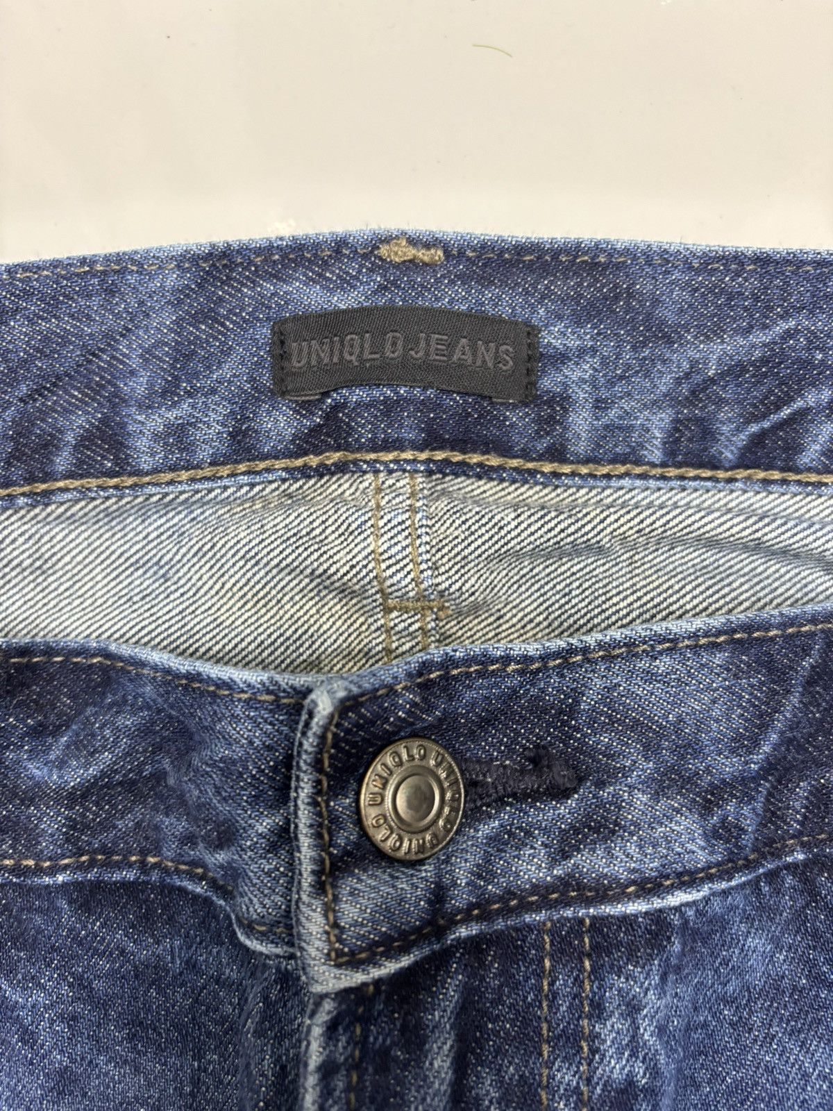 Undercover × Uniqlo VINTAGE UNIQLO BAGGY JEANS BLUE WASH DISTRESSED DENIM Size US 40 / EU 56 - 9 Thumbnail