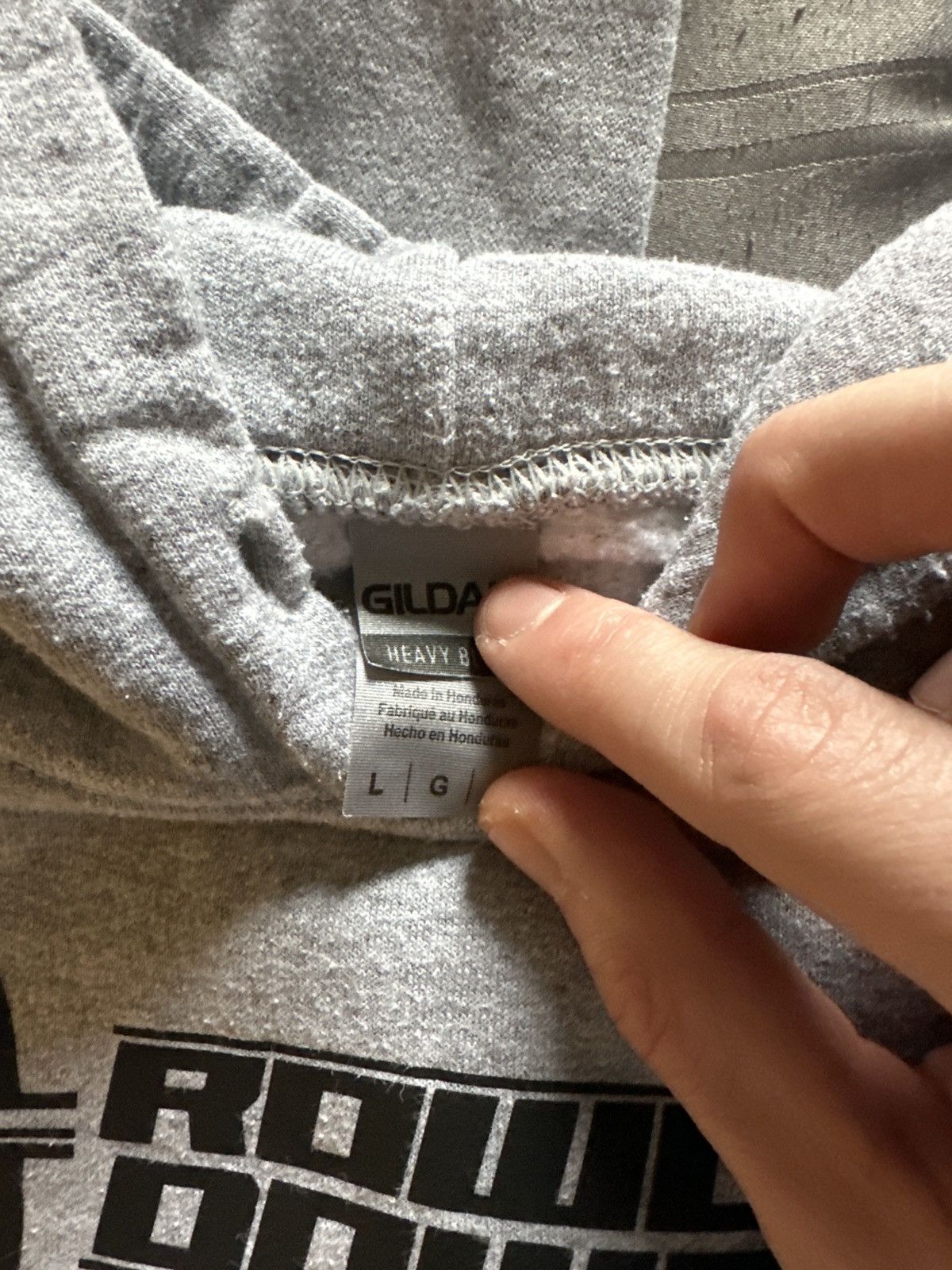 Gildan Gym Hoodie (Grey) Size US M / EU 48-50 / 2 - 5 Thumbnail
