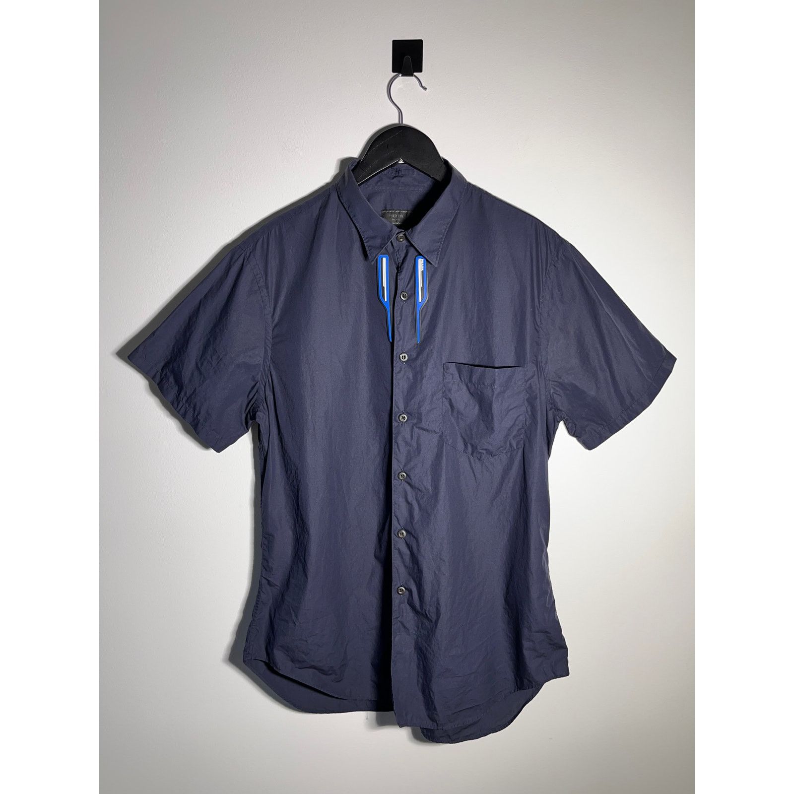 Prada shirt 2018 rare neck logo luxury Italy designer rare
