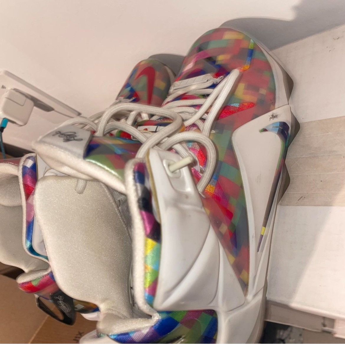 Nike Nike LeBron 12 EXT Prism Elite Size US 8.5 / EU 41-42 - 6 Thumbnail