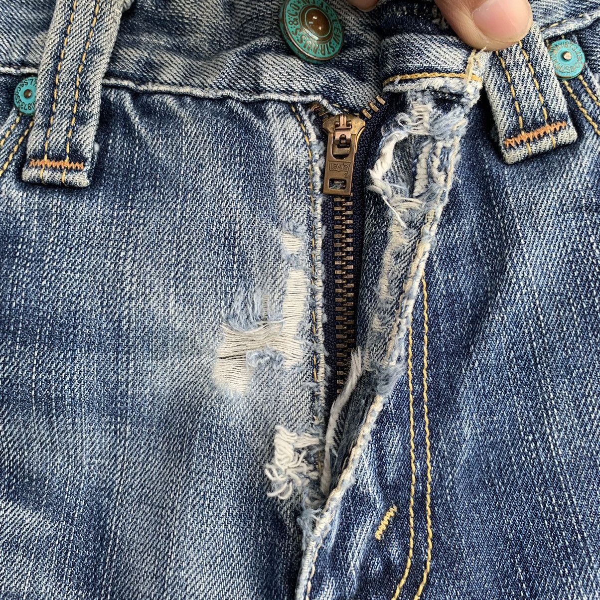 Levi's Vintage Y2K Levis Classic 502 Stitched Distressed Denim W29 Size US 29 - 9 Thumbnail
