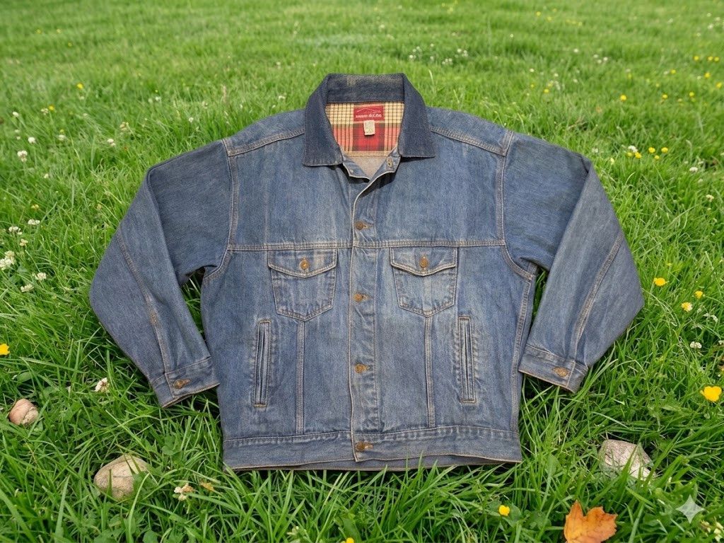 Marlboro Classics Vintage Malboro Denim Jacket XL Size US XL / EU 56 / 4 - 1 Thumbnail