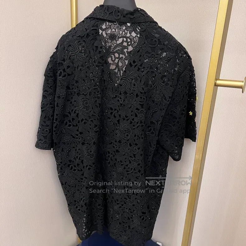 Valentino Valentino Heavy work embroidered short-sleeved shirt Size L / US 10 / IT 46 - 5 Thumbnail