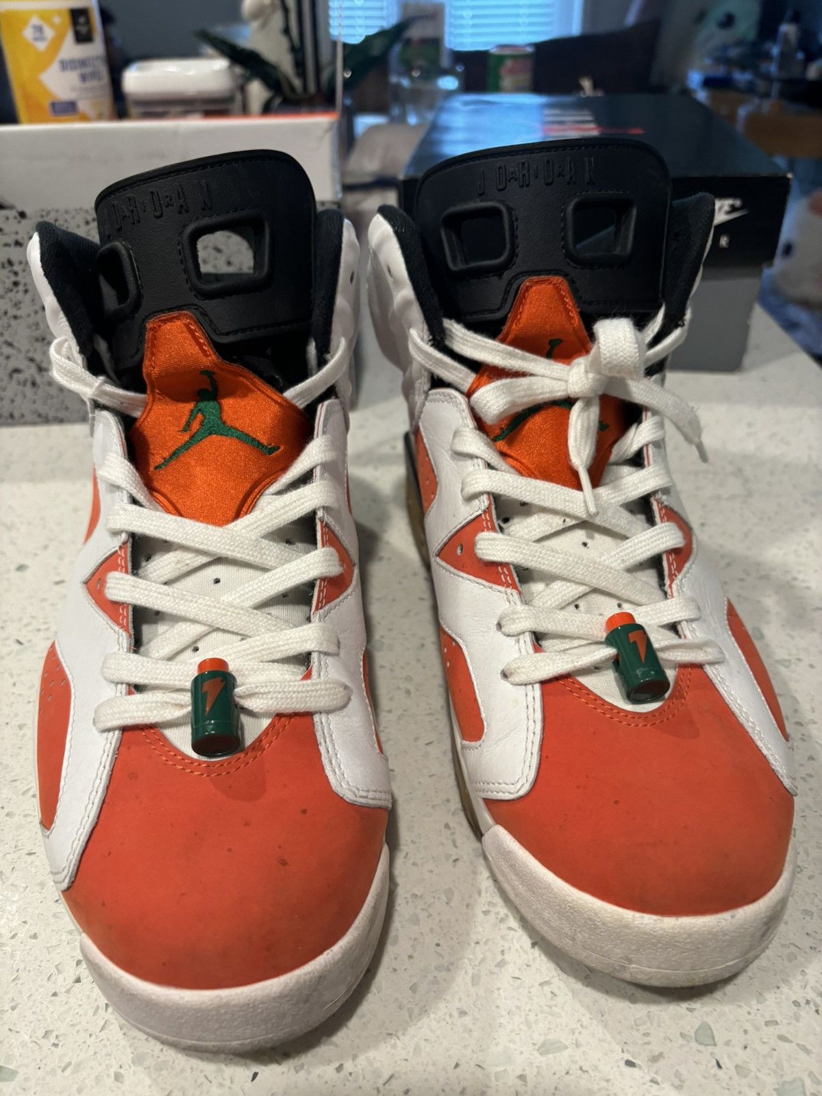 Jordan Brand × Nike Jordan 6 Gatorade Orange Size US 10 / EU 43 - 2 Thumbnail