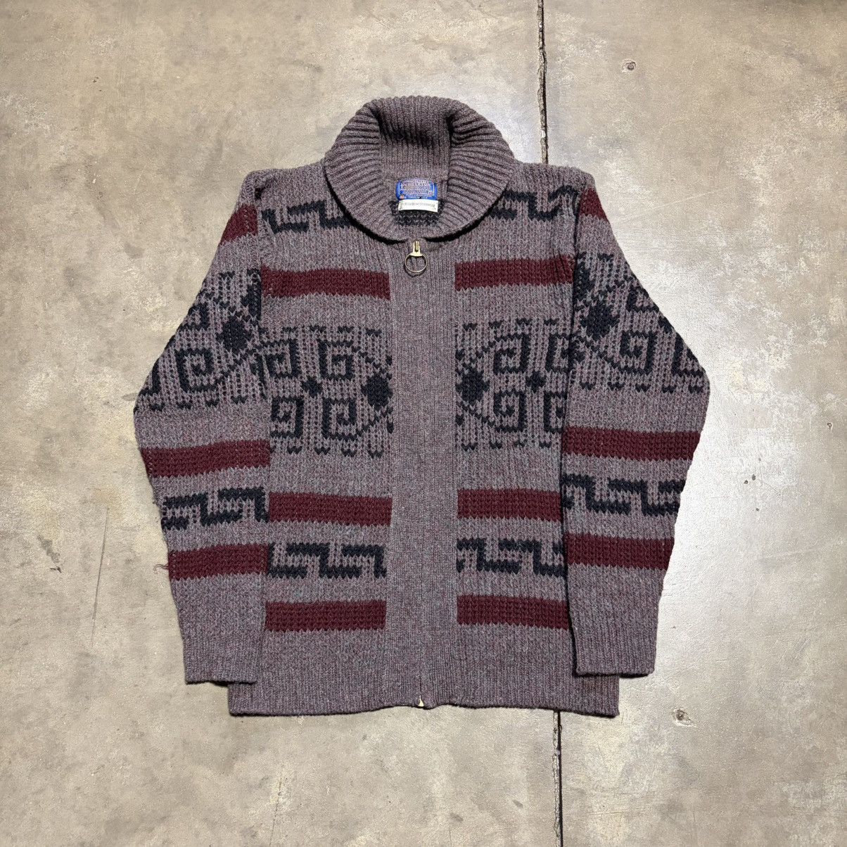 Pendleton Vintage Pendleton Aztec Sweater Cardigan Lebowski Western Size US M / EU 48-50 / 2 - 5 Thumbnail