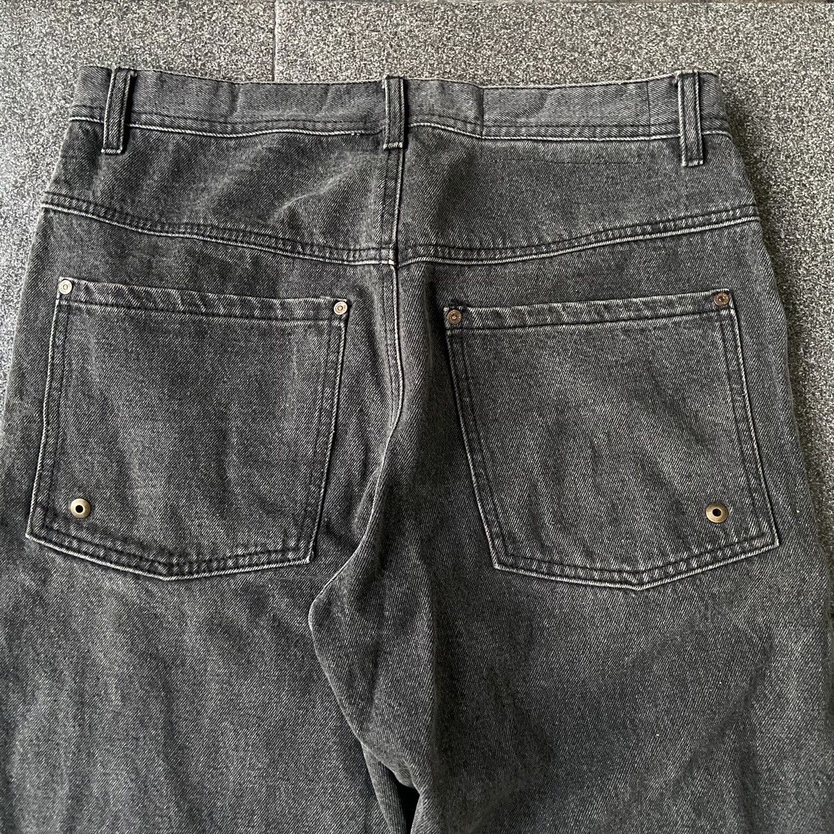 Andersson Bell Andersson Bell BlackWash Lucas Contrast Panel Wide-Leg Denim Size US 31 - 6 Thumbnail