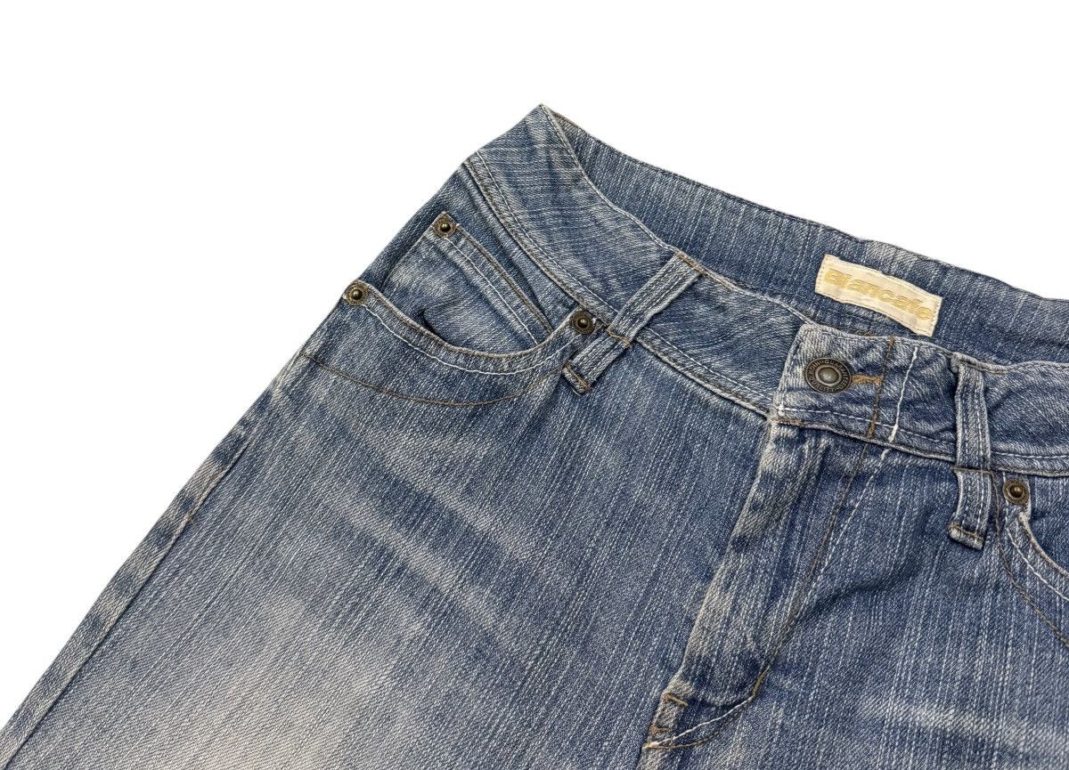If Six Was Nine Vintage Blancafe Bootcut Distressed Denim Pants Size 28" / US 6 / IT 42 - 7 Thumbnail