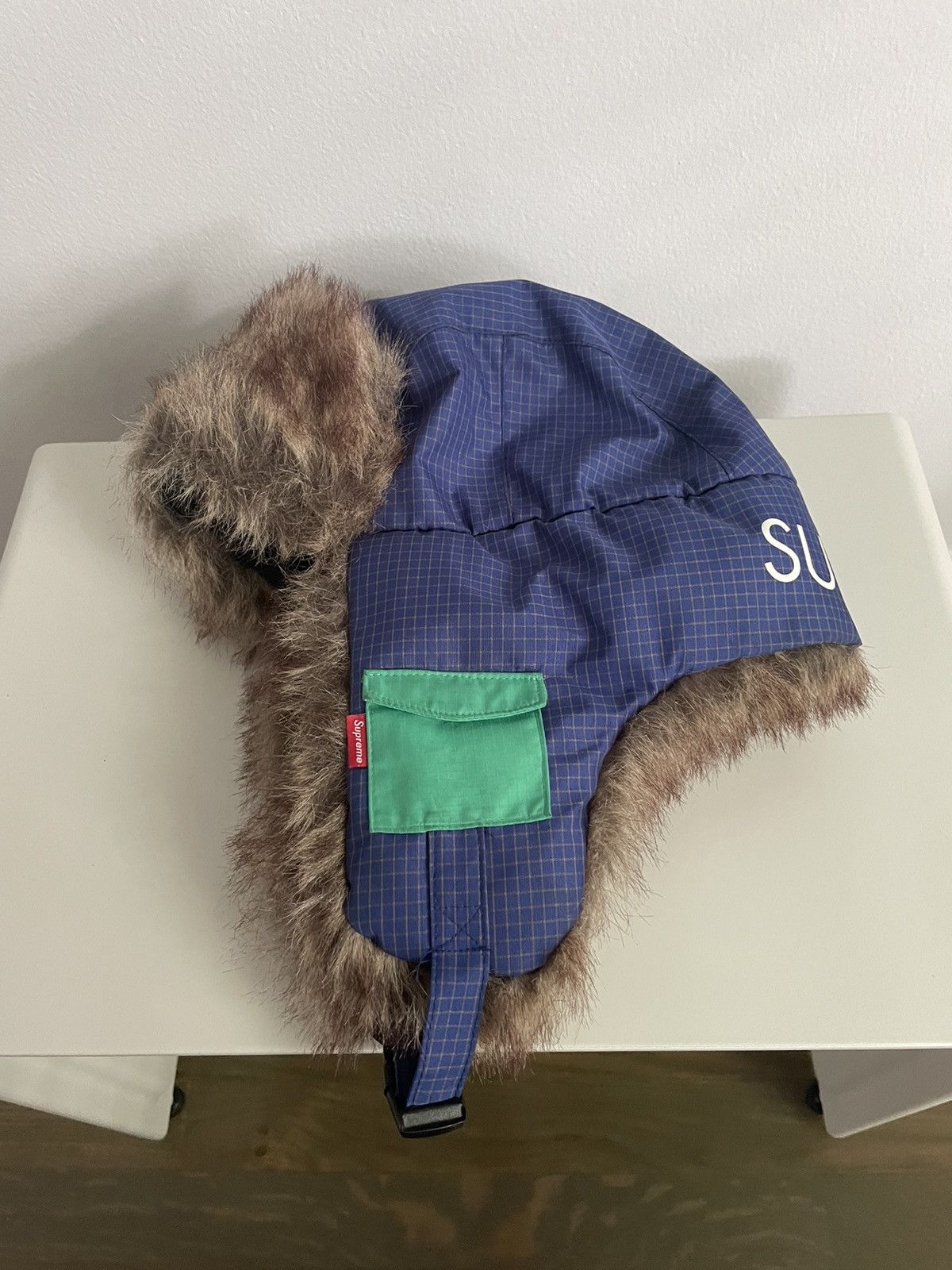 Pre-owned Supreme Trapper Hat In Blue