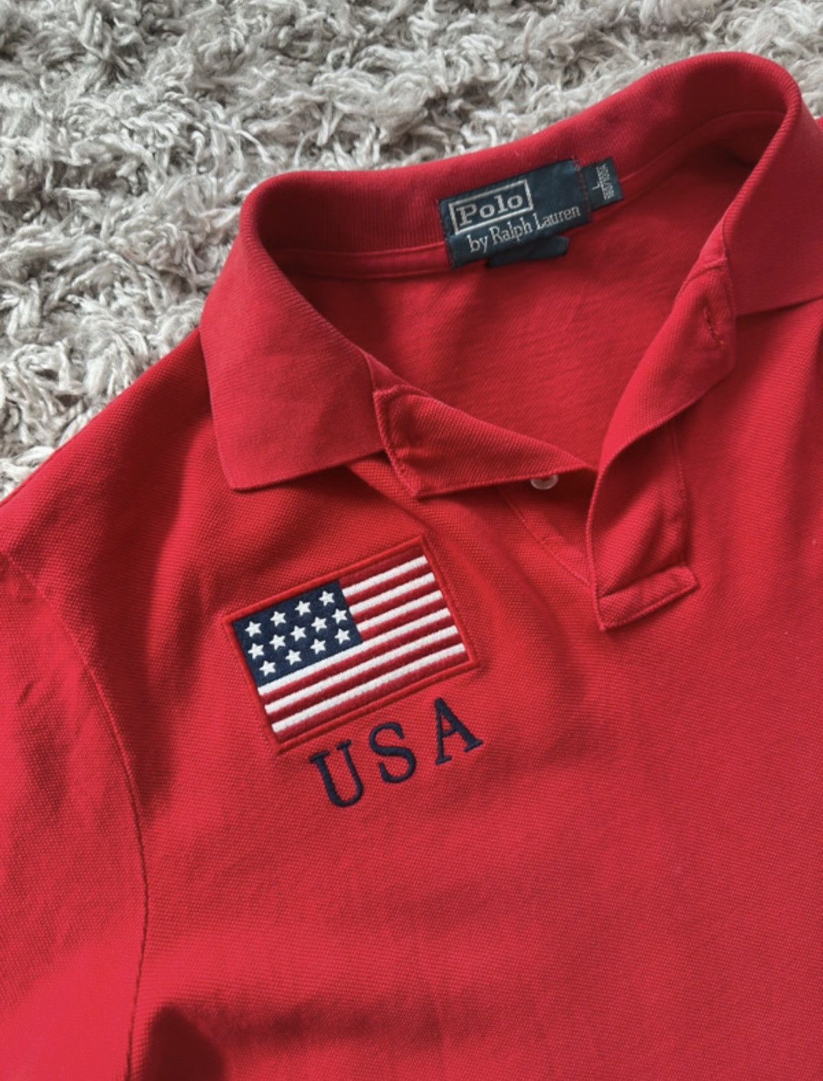 Polo Ralph Lauren Vintage Polo Ralph Lauren – USA Flag Patch Size US L / EU 52-54 / 3 - 2 Thumbnail