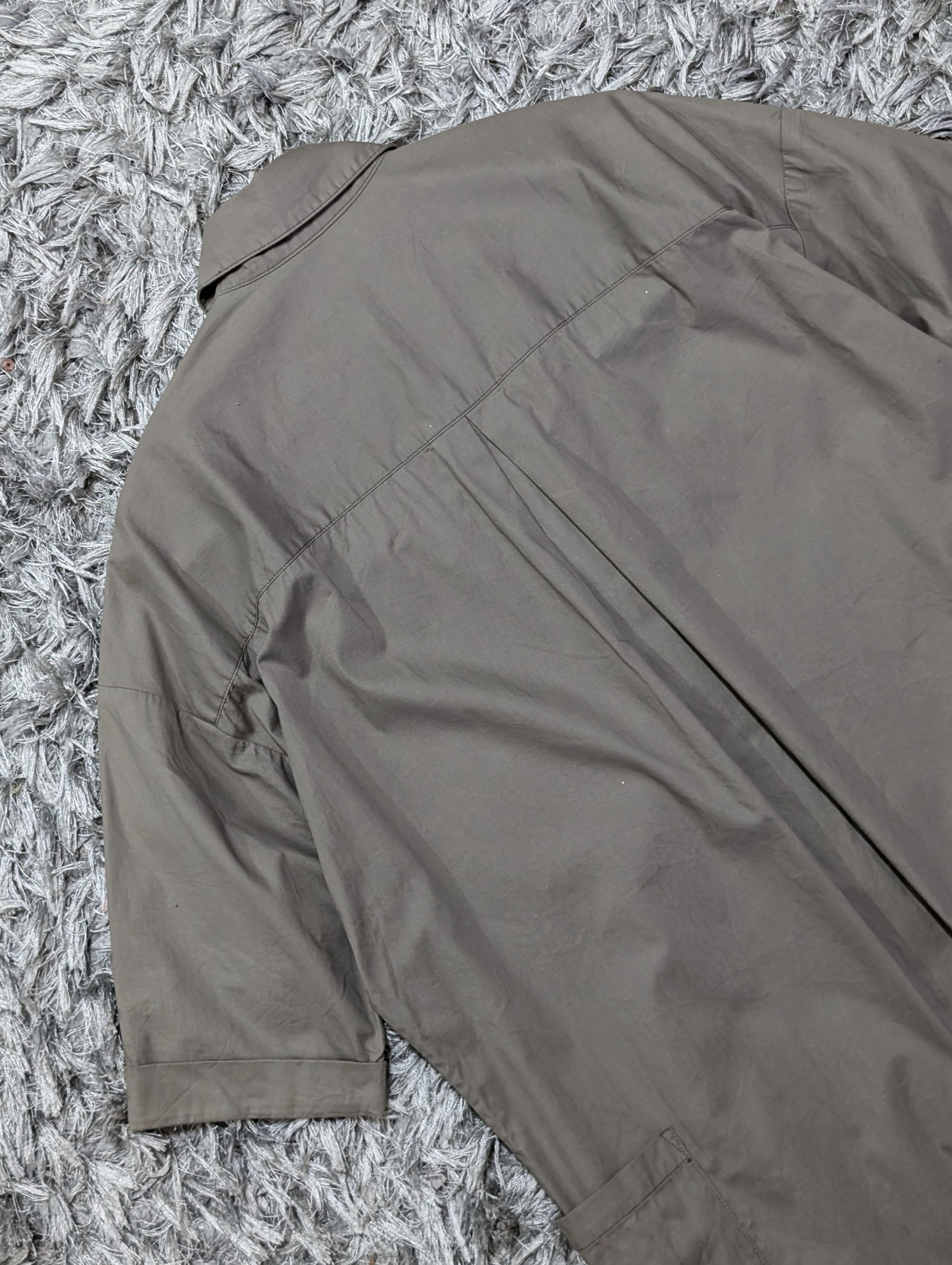 Theory Vintage Theory Luxe Blouse Button Up Short Sleeve Shirt Size M / US 6-8 / IT 42-44 - 6 Thumbnail