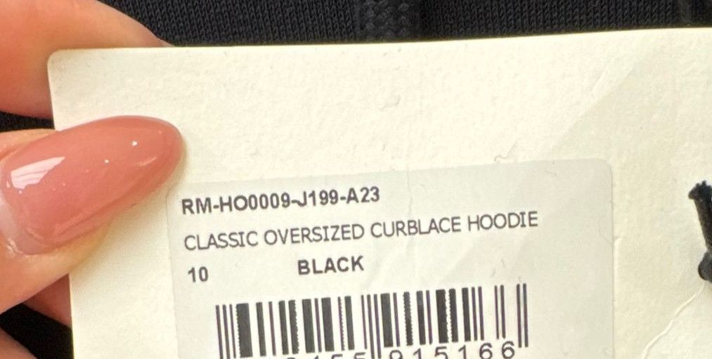 Lanvin o1w1db10225 Classic Oversized Curblace Hoodie in Black Size US M / EU 48-50 / 2 - 6 Thumbnail