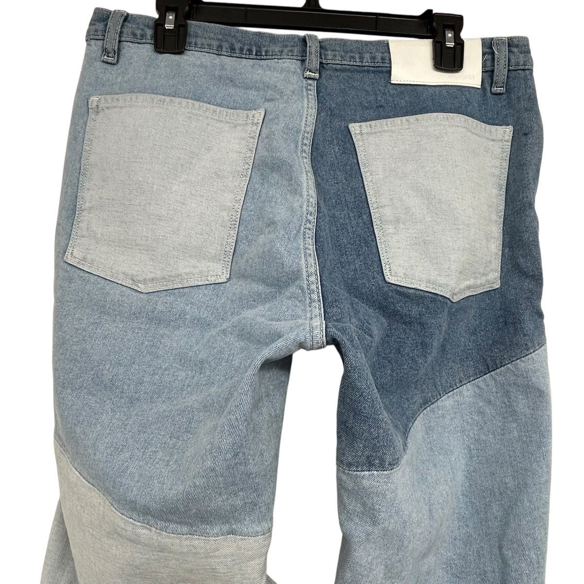 Other DL1961 x Ksenia Schnaider Zoie Wide Leg Patchwork Jeans 32 Size 32" / US 10 / IT 46 - 6 Thumbnail