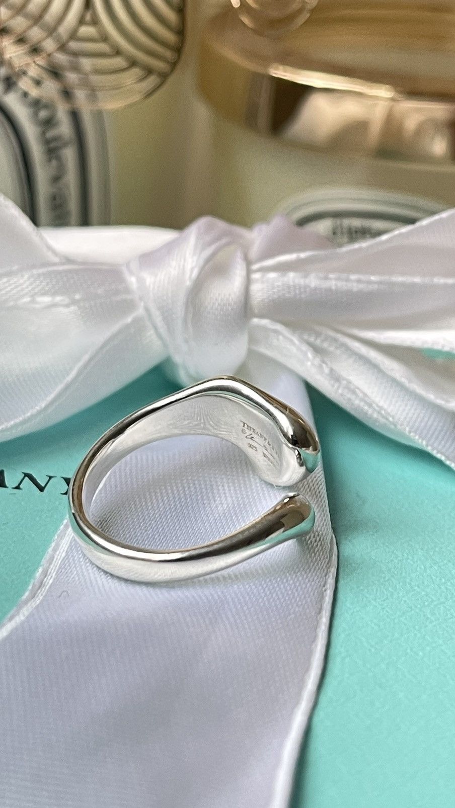 Tiffany & Co. Tiffany & Co. Peretti Full Heart Ring Silver size 5 NEW $485 Size ONE SIZE - 6 Thumbnail
