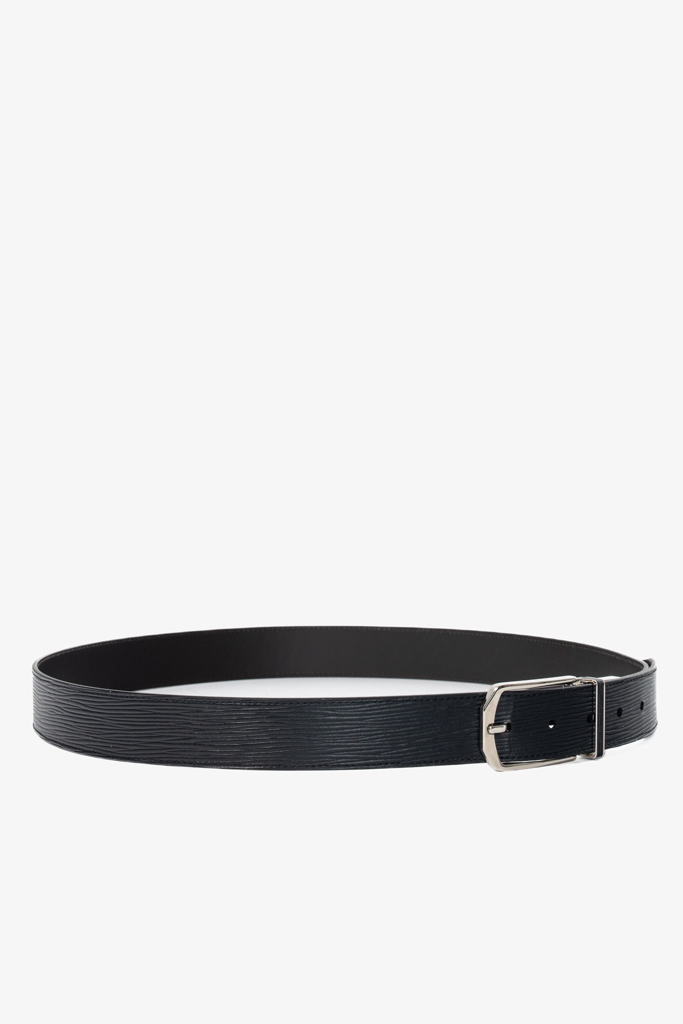 Louis Vuitton Louis Vuitton Men's Black Epi-Leather Belt Size 44 - 1 Thumbnail