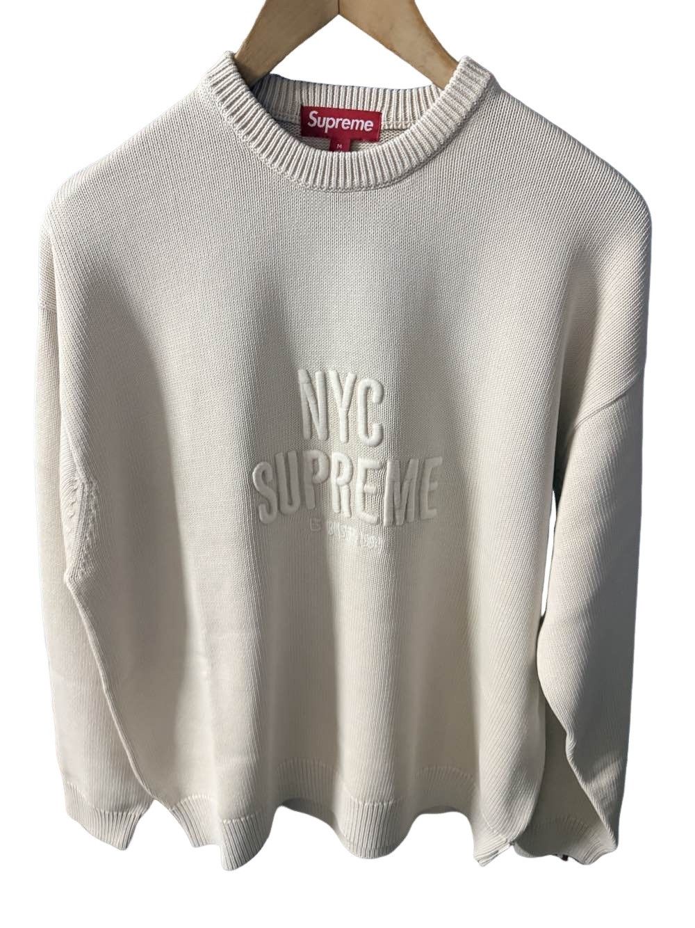 Comme des Garcons × Supreme Supreme x CDG Knit Sweater Beige / Tan