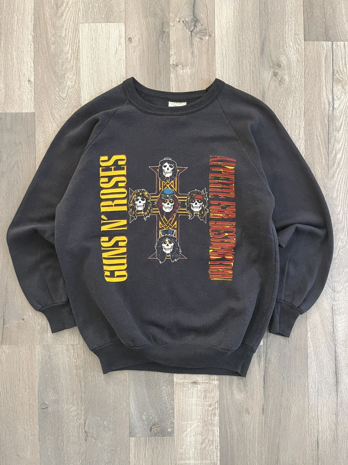 Guns N' Roses 80s Guns n Roses Appetite for Destruction Crewneck Size US S / EU 44-46 / 1 - 1 Thumbnail