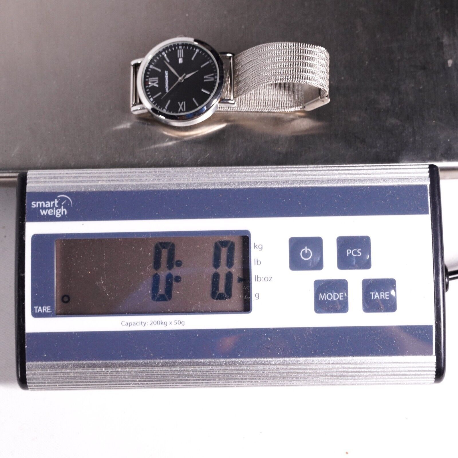 Other 10" Monument Metal Wrist Watch Silver Japanese Quartz Size ONE SIZE - 13 Thumbnail