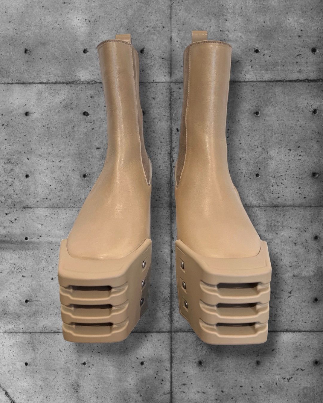 Rick Owens Rick Owens kiss boots khaki new Size US 8 / EU 41 - 3 Thumbnail