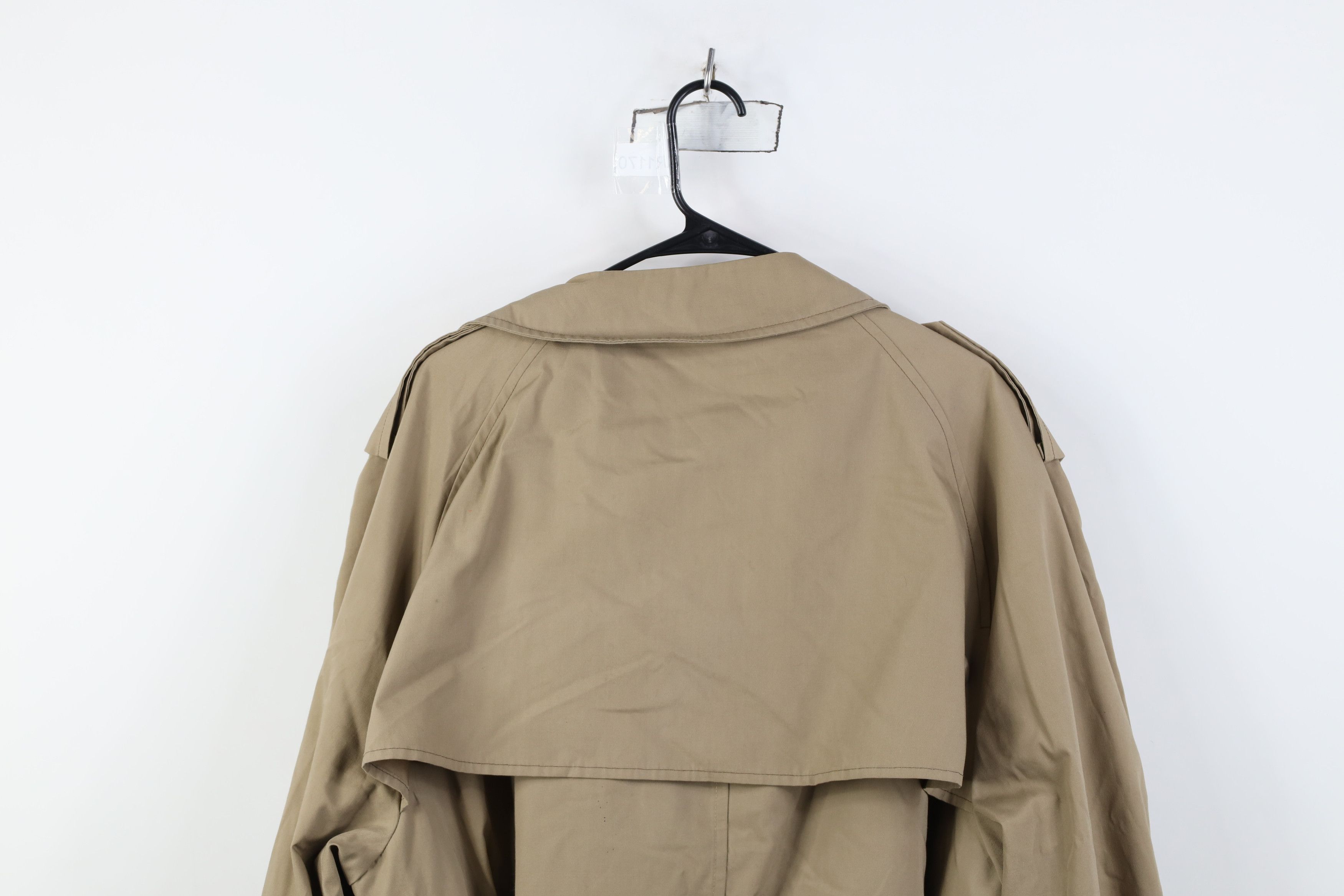 Vintage Vintage 70s Streetwear Trench Coat Rain Jacket Beige USA Size US XXL / EU 58 / 5 - 14 Thumbnail