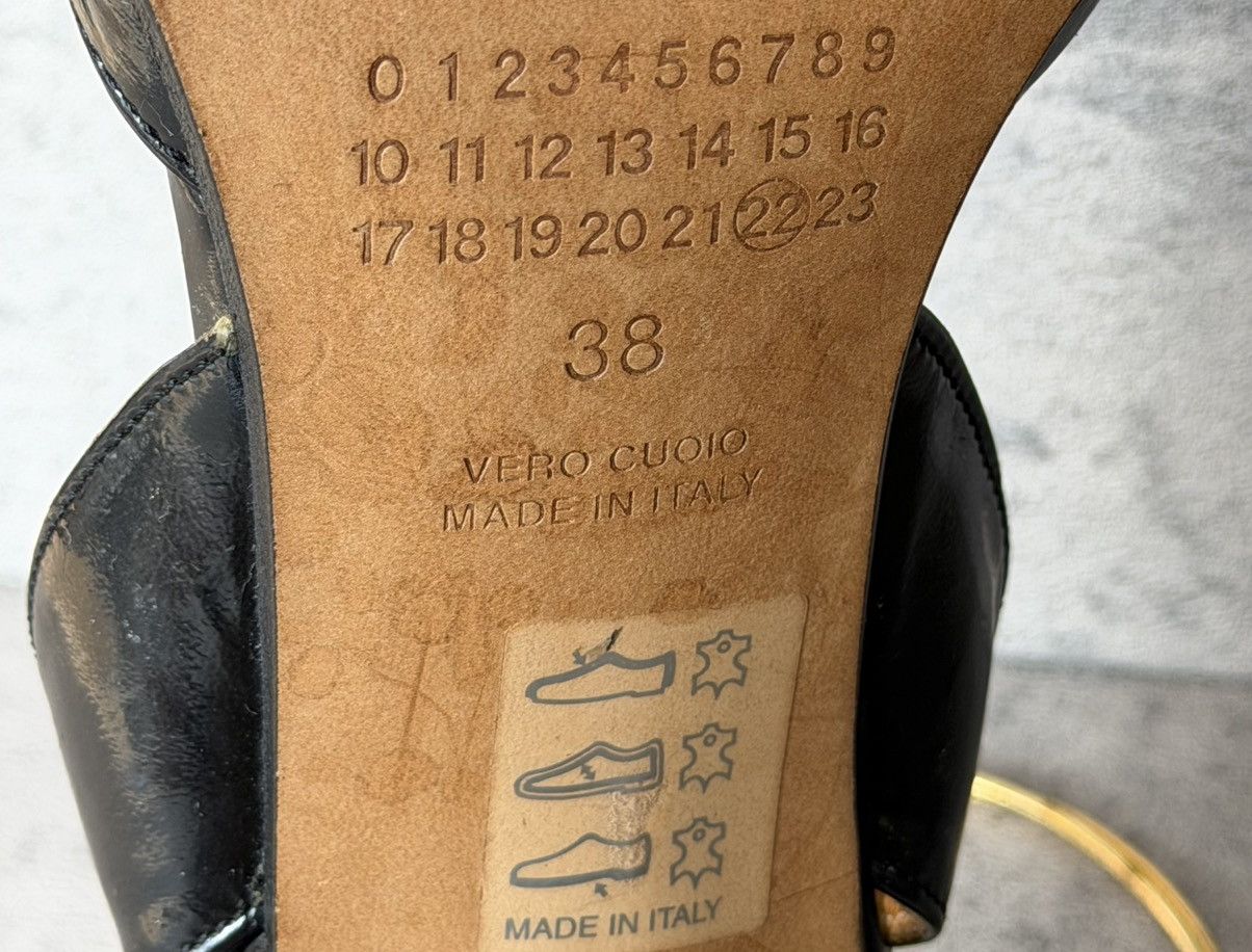 Maison Margiela MAISON MARGIELA - AW05 LINE 22 GOLD BANGLE STRAP HIGH-HEELS Size US 8 / IT 38 - 8 Thumbnail