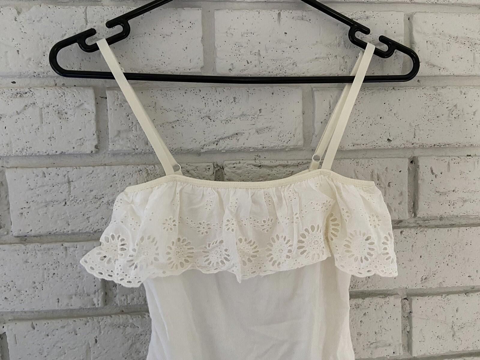 Other Forever New bodysuit Straight Neck Off White - Sz 6 Size 26" / US 2 / IT 38 - 2 Thumbnail