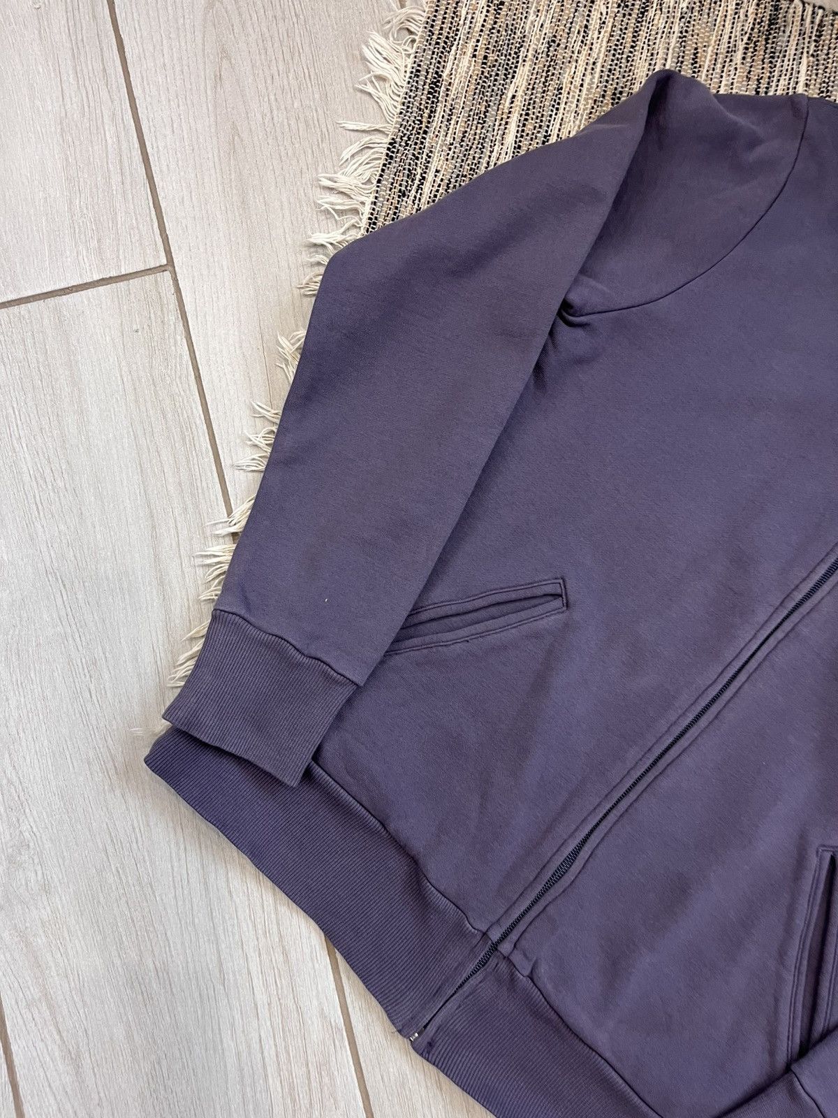 Nike × Vintage Vintage Nike zip Sweatshirt purple minimalistic sportswear Size US XL / EU 56 / 4 - 4 Thumbnail