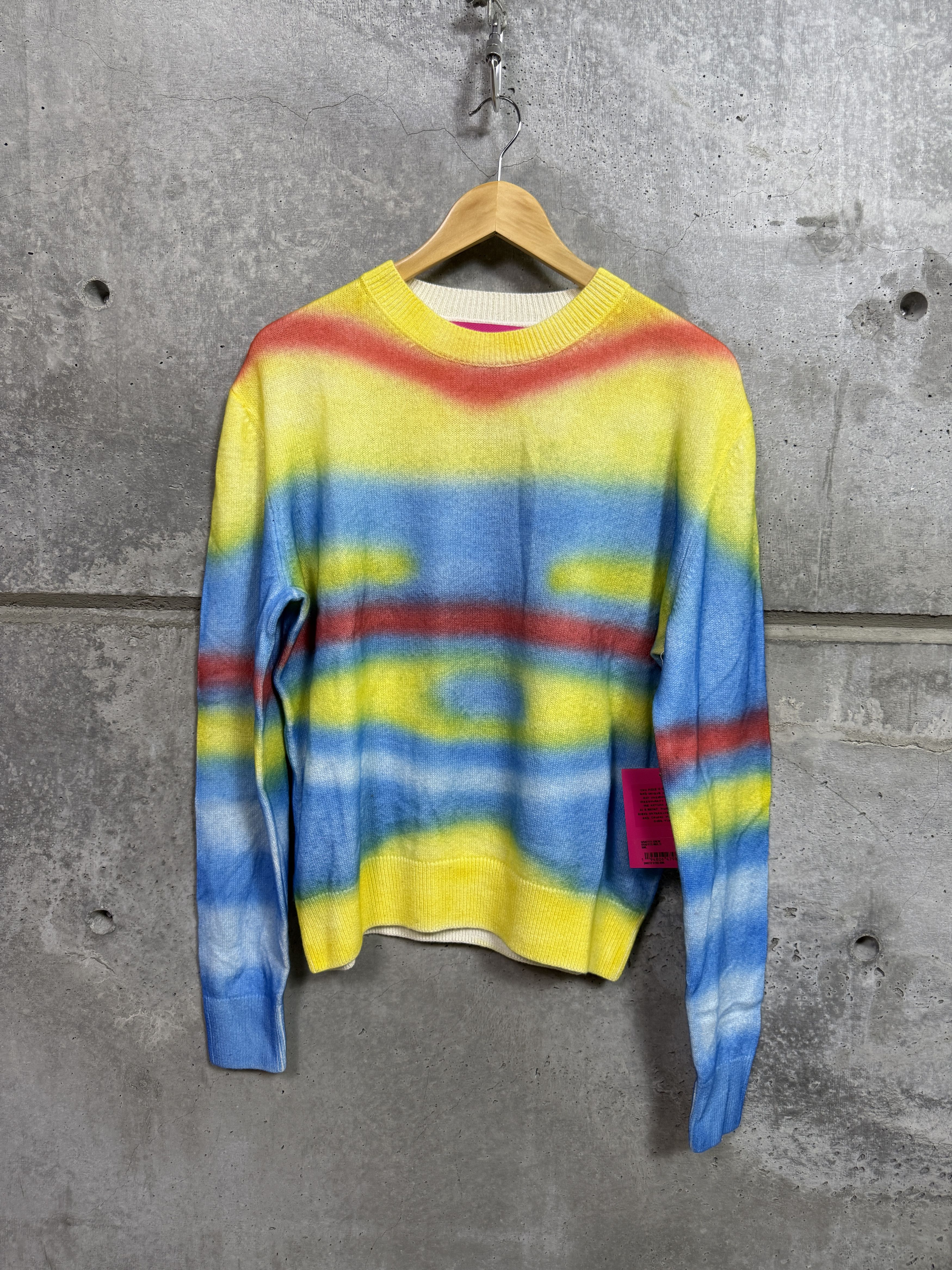 The Elder Statesman $2295 The Elder Statesman Graffiti Crewneck Sweater Size US S / EU 44-46 / 1 - 6 Thumbnail