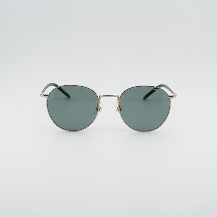 Montblanc Montblanc MB0343SA 002 Sunglasses Gold Round Frame Size ONE SIZE - 7 Thumbnail