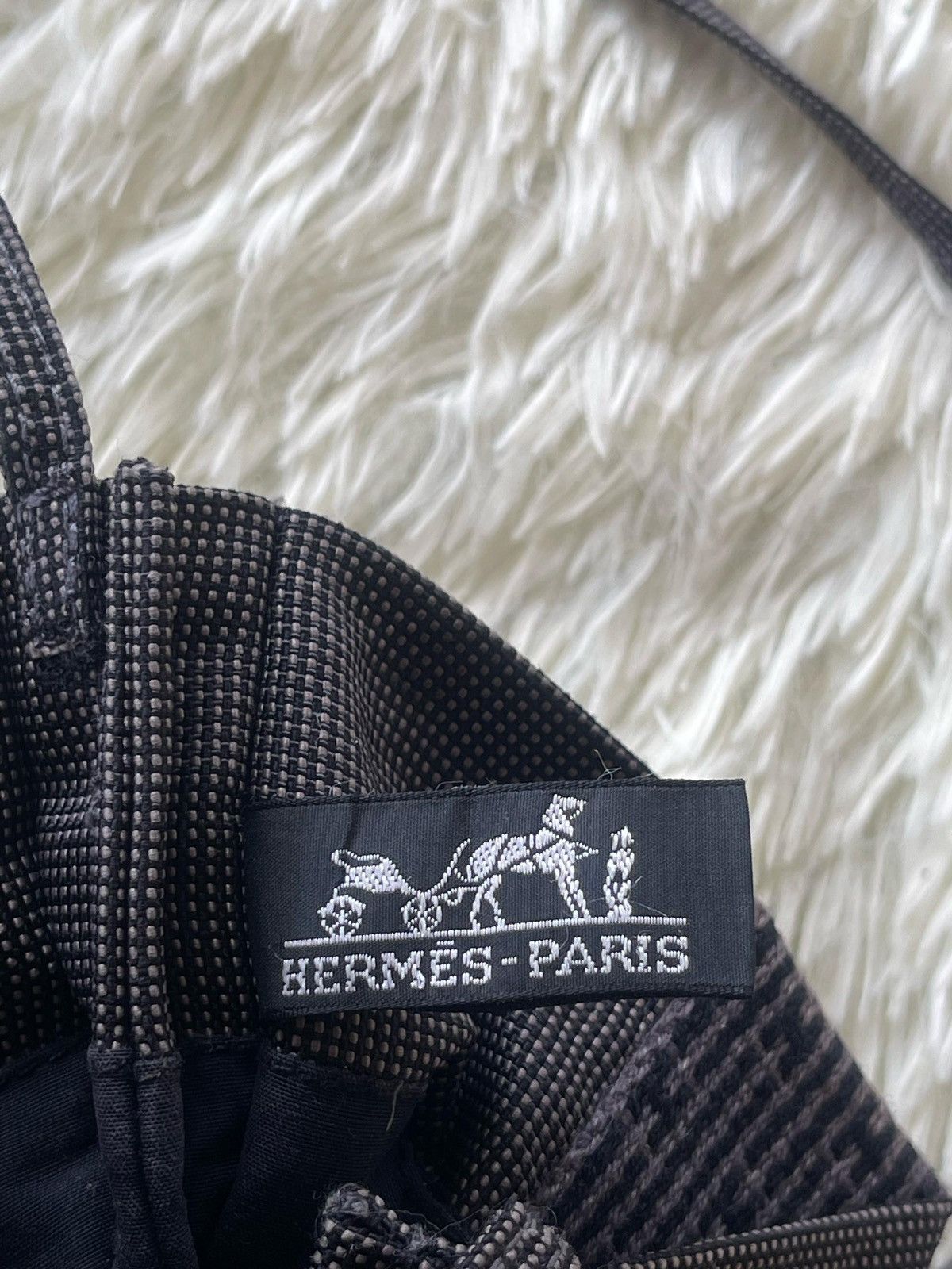 Hermes × Vintage Hermes Toile Herline Pochette Crossbody Bag Size ONE SIZE - 21 Thumbnail