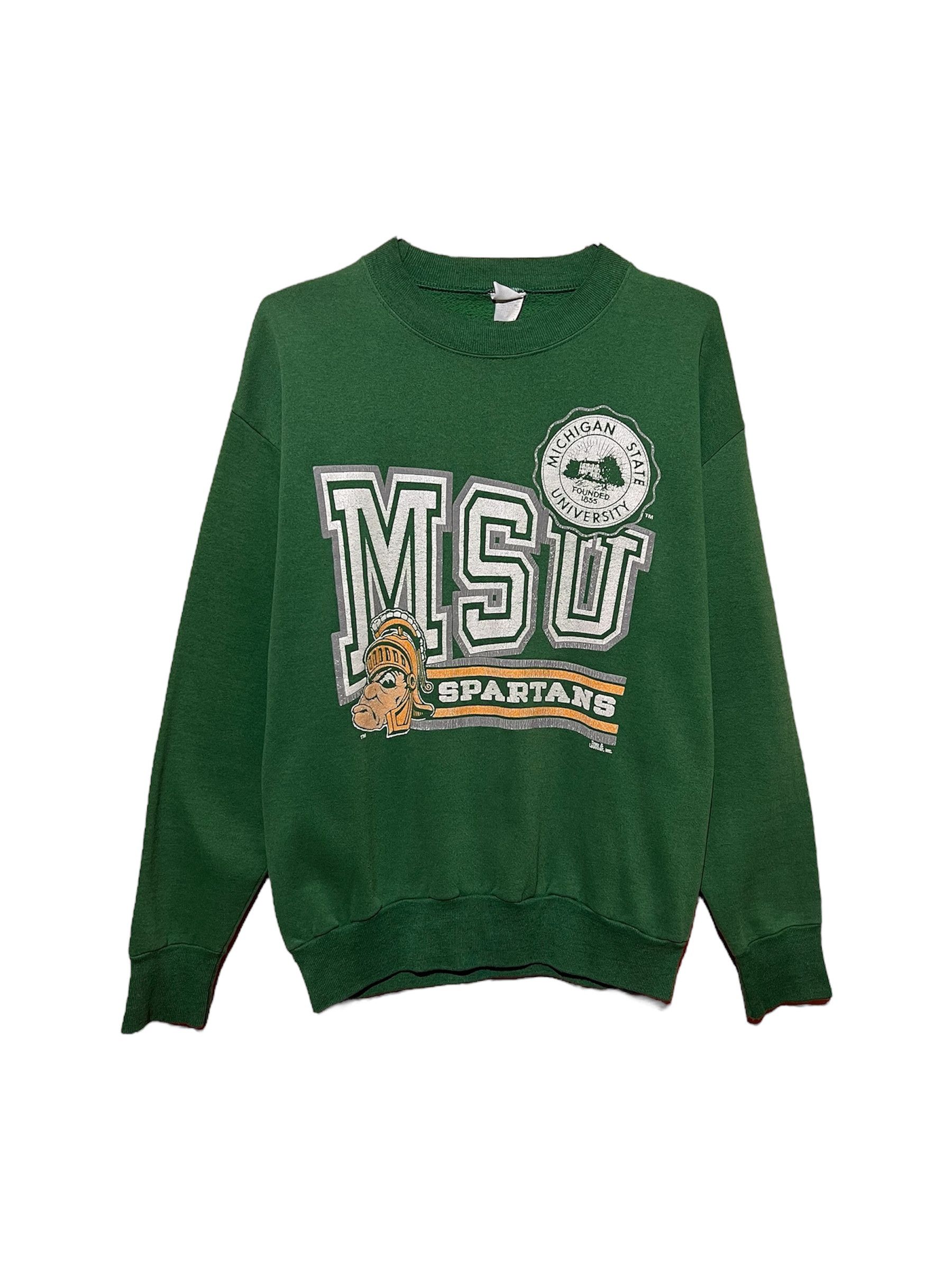 Vintage msu Spartans rare football sweatshirt VTG vintage Size US L / EU 52-54 / 3 - 1 Thumbnail