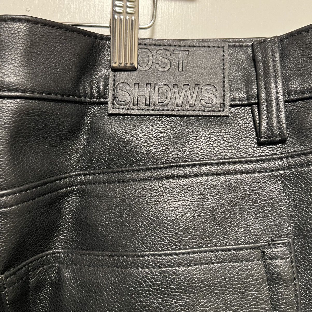 LOSTSHDWS LOSTSHDWS DRKSHDWS Sun Logo Denim Jean Pant Black Red Size US 40 / EU 56 - 3 Thumbnail