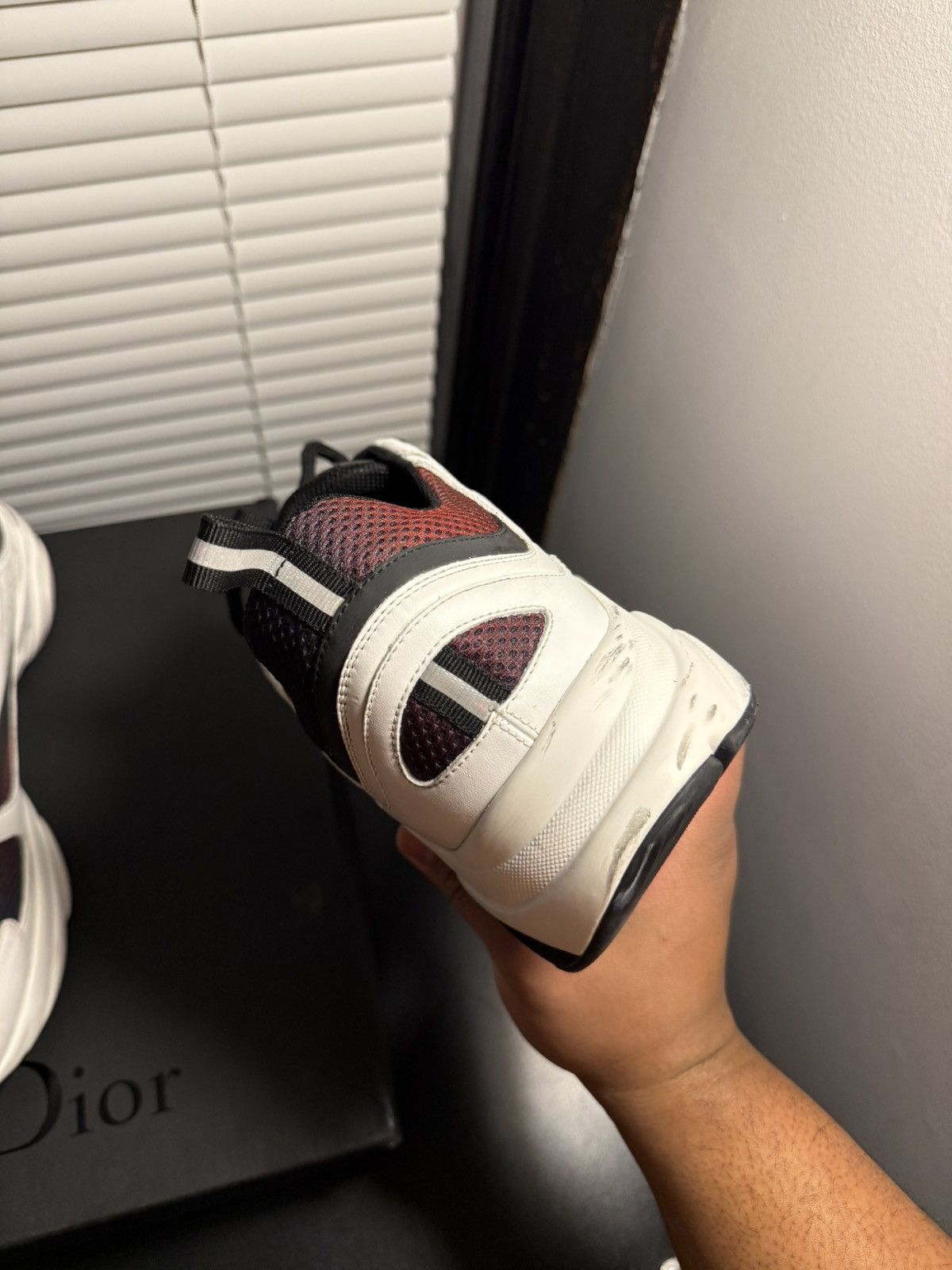 Dior Dior B22 White Red Black Size 44 EU / 11 US Size US 11 / EU 44 - 6 Thumbnail
