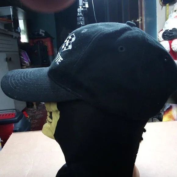 Chevrolet × Vintage Vintage Corvette Racing Flags Logo Snap Back Hat Cap Size ONE SIZE - 2 Thumbnail