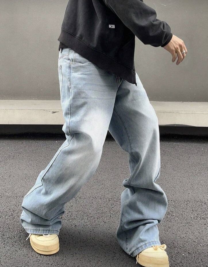 Jean Horiuchi x zai Stacked Denim Jeans Drip Hip Hop Size US 35 - 2 Thumbnail