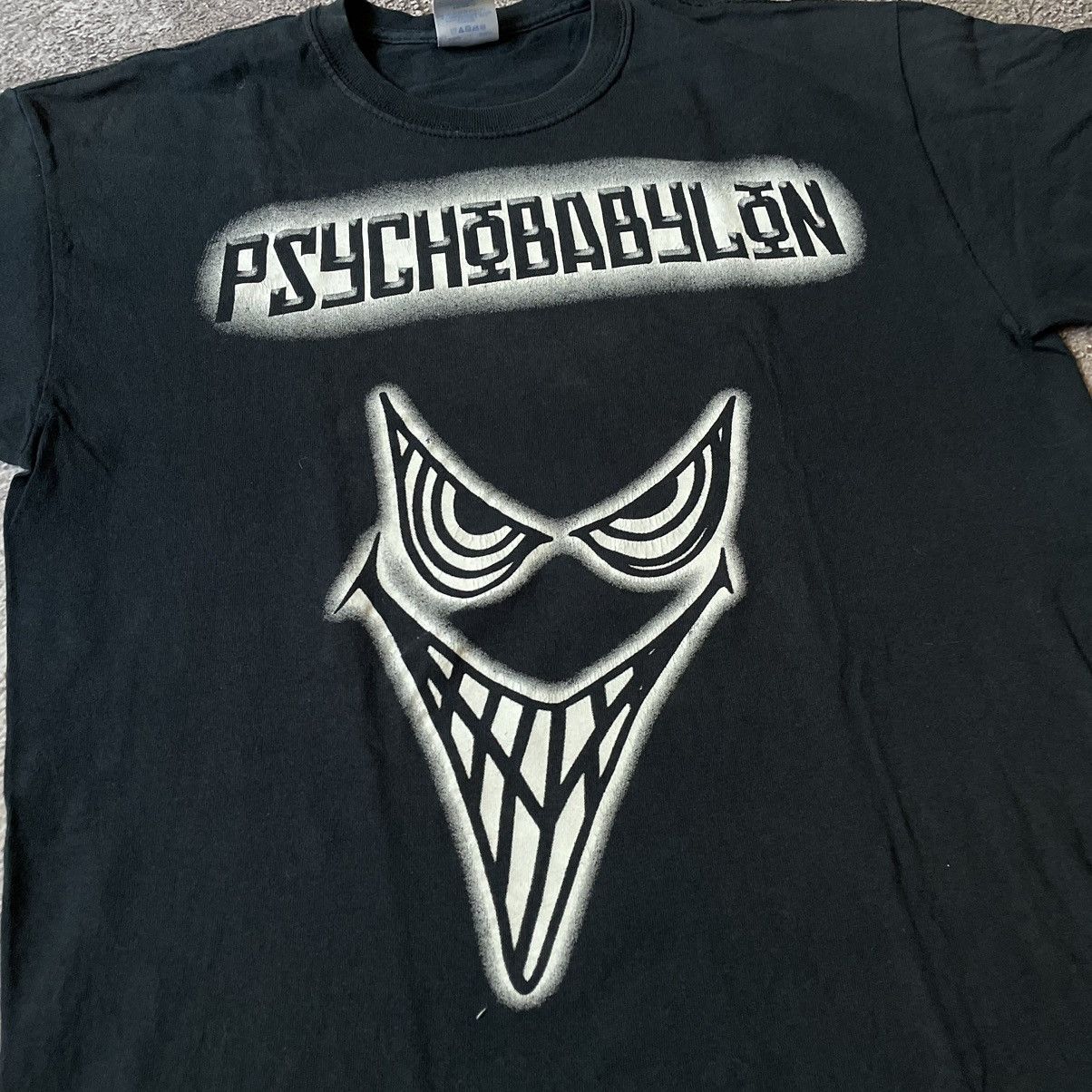 Band Tees Vintage Y2K VAMPIRE GOTH FACE Horror Psycho SKELETON 90S Size US S / EU 44-46 / 1 - 4 Thumbnail