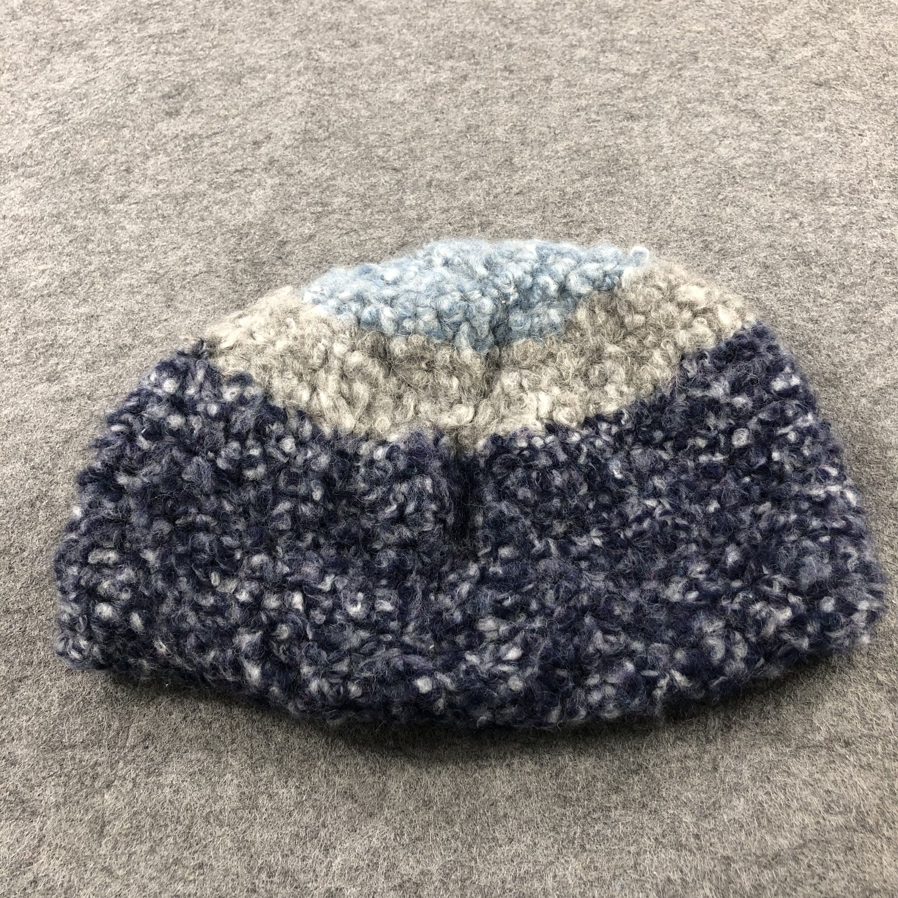 Vintage Crochet Flower Beanie Snowcap Snow Hat B406 Size ONE SIZE - 4 Thumbnail
