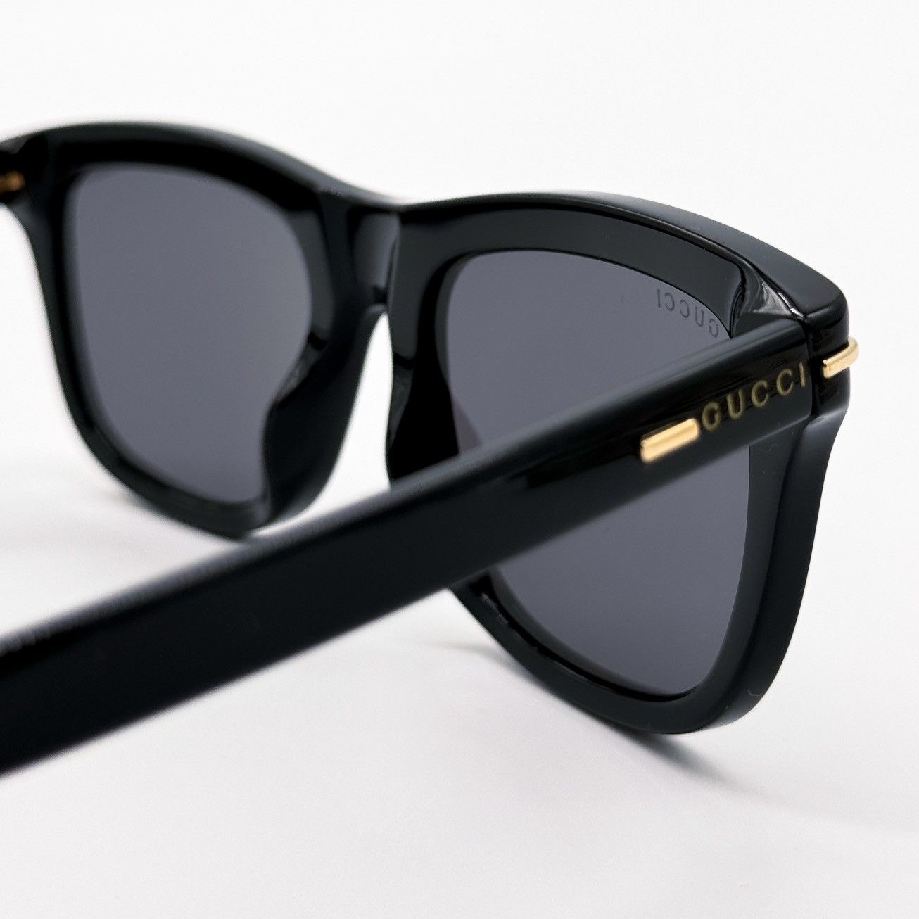 Gucci NEW GUCCI GG1444S 001 SQUARE BLACK GREY MEN SUNGLASSES GUCCI Size ONE SIZE - 7 Thumbnail