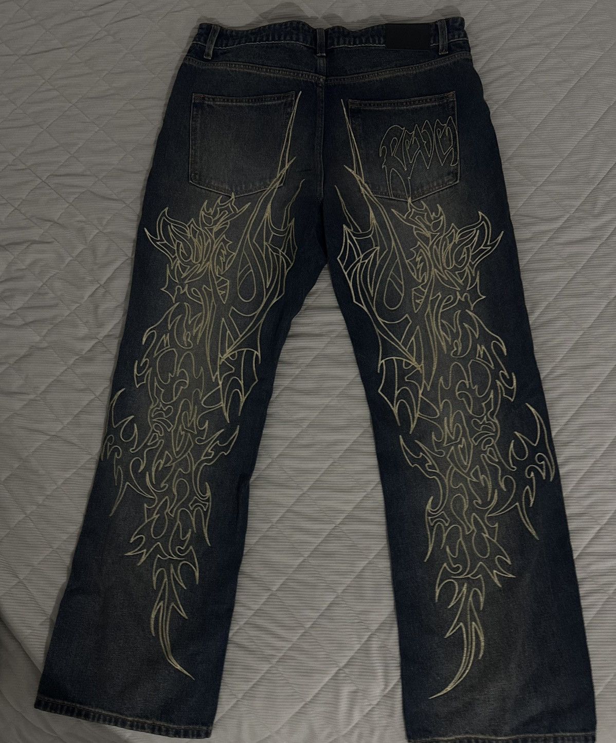 Revenge (36) Revenge Tribal Cross Denim Size US 36 / EU 52 - 4 Thumbnail