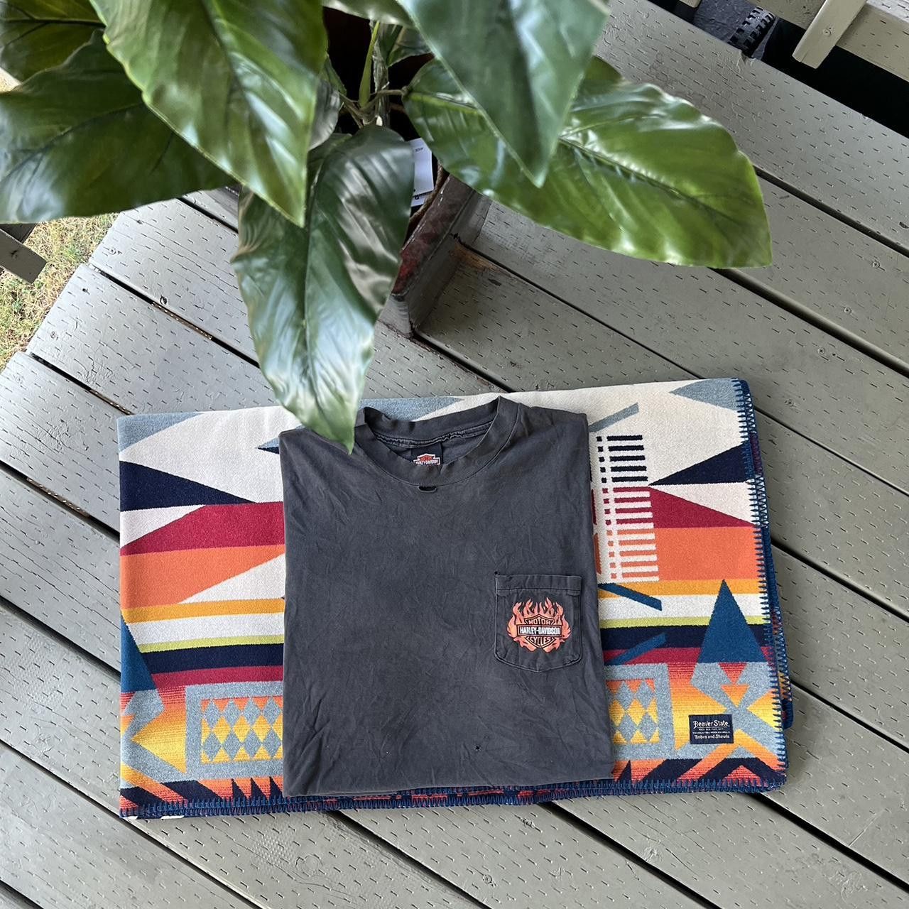 Harley Davidson Vintage 90s Harley Davidson Crocodile Tampa Florida T Shirt Size US XL / EU 56 / 4 - 4 Thumbnail