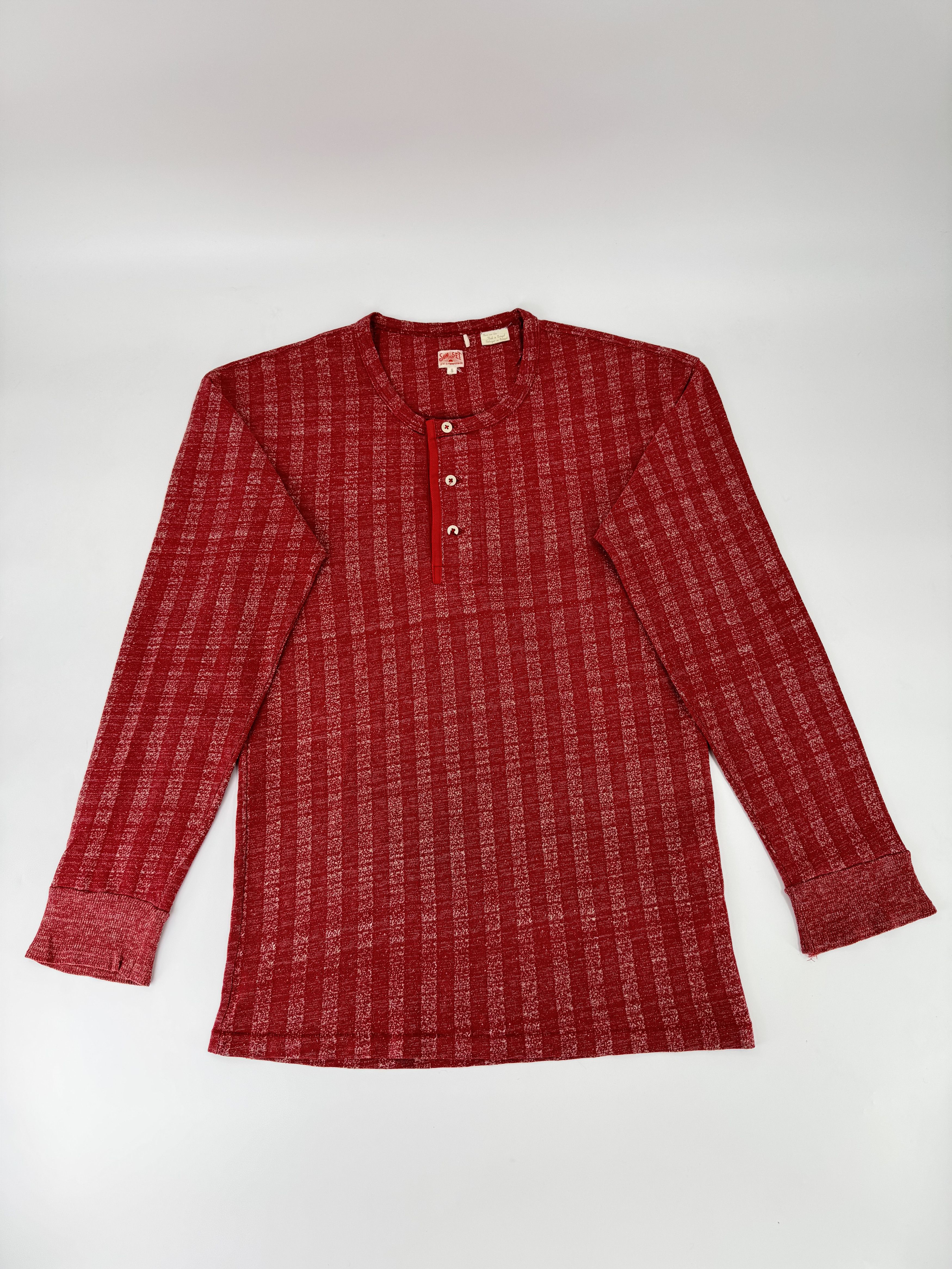 Levi's Vintage Clothing LVC Levi's Vintage Clothing 1920s Sunset Henley Red Small Size US S / EU 44-46 / 1 - 1 Thumbnail