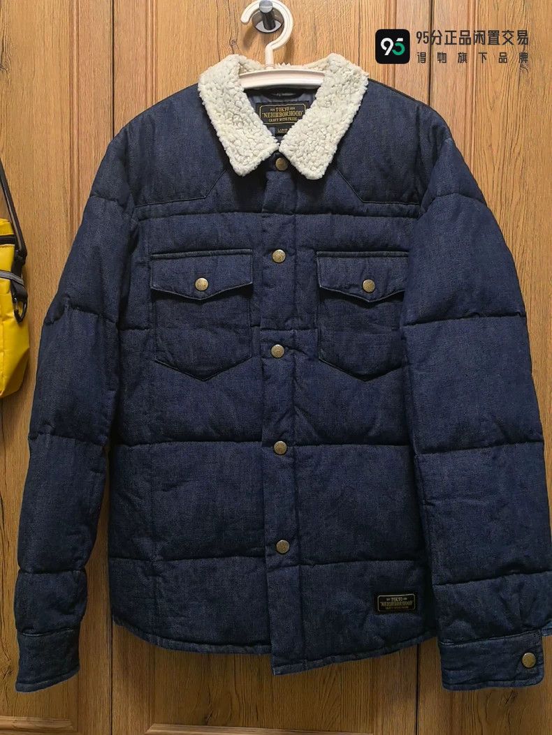 Neighborhood Neighborhood Quilted Denim Jacket L - dmc Size US L / EU 52-54 / 3 - 1 Thumbnail