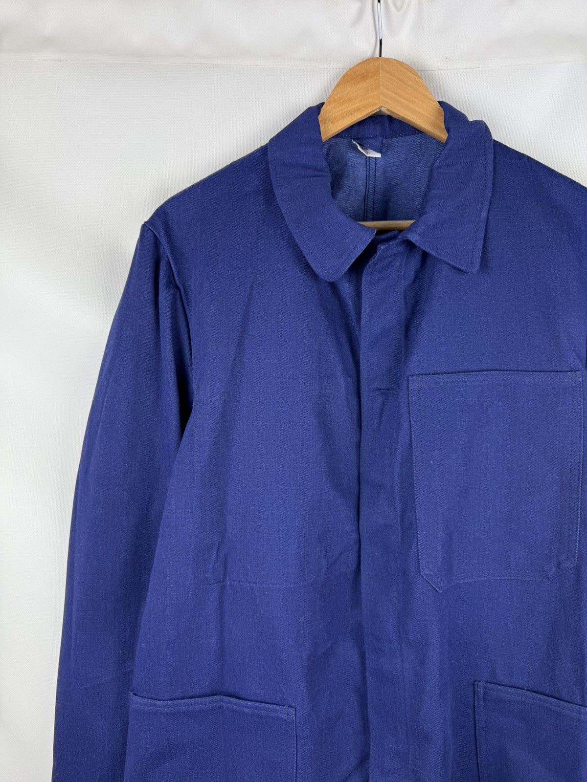 Le Laboureur Vintage French / German Sanforize Work Jacket Chore Coat Size US M / EU 48-50 / 2 - 4 Thumbnail
