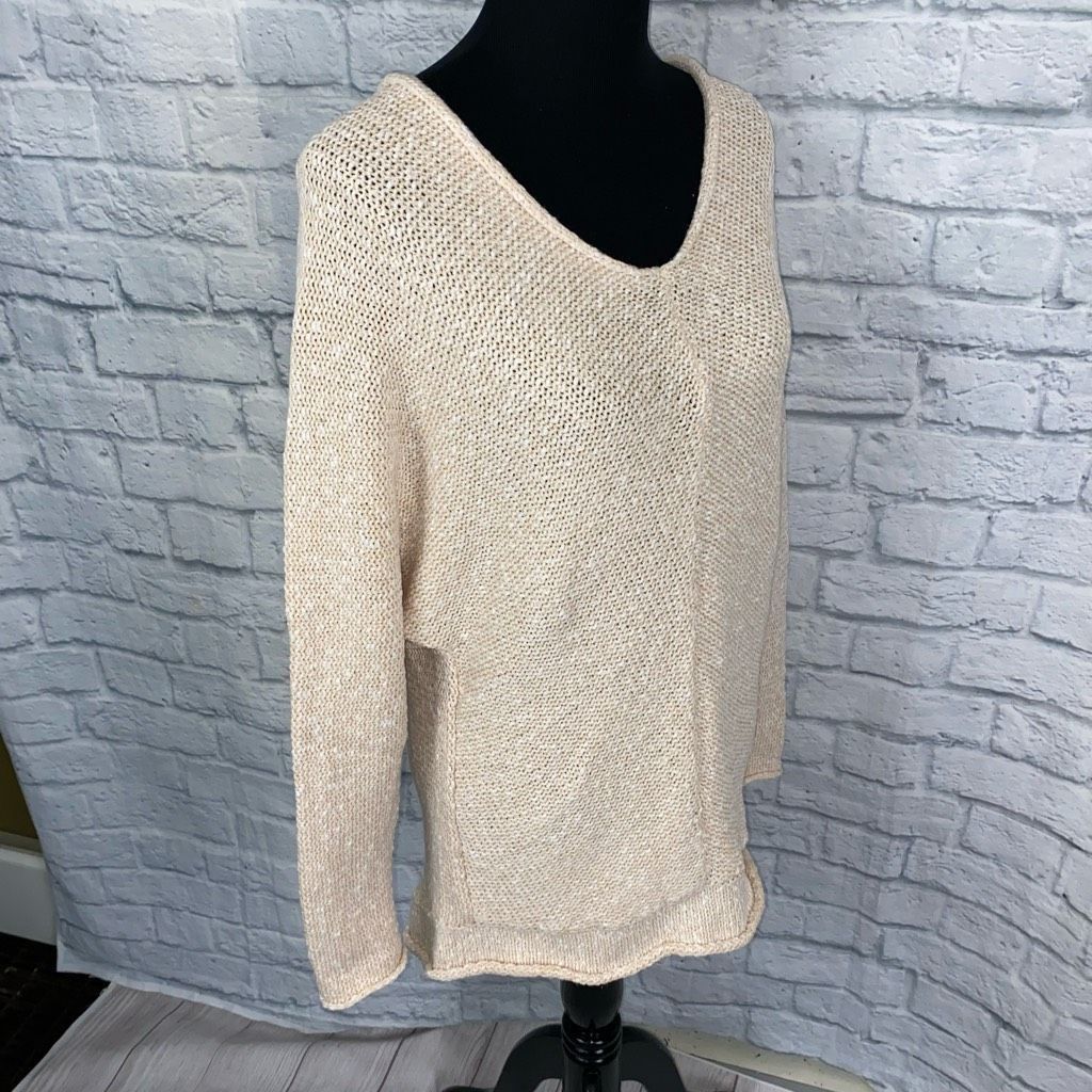 Free People Free people scoopneck scoopback Longsleeve knit sweater sz S Size S / US 4 / IT 40 - 4 Thumbnail