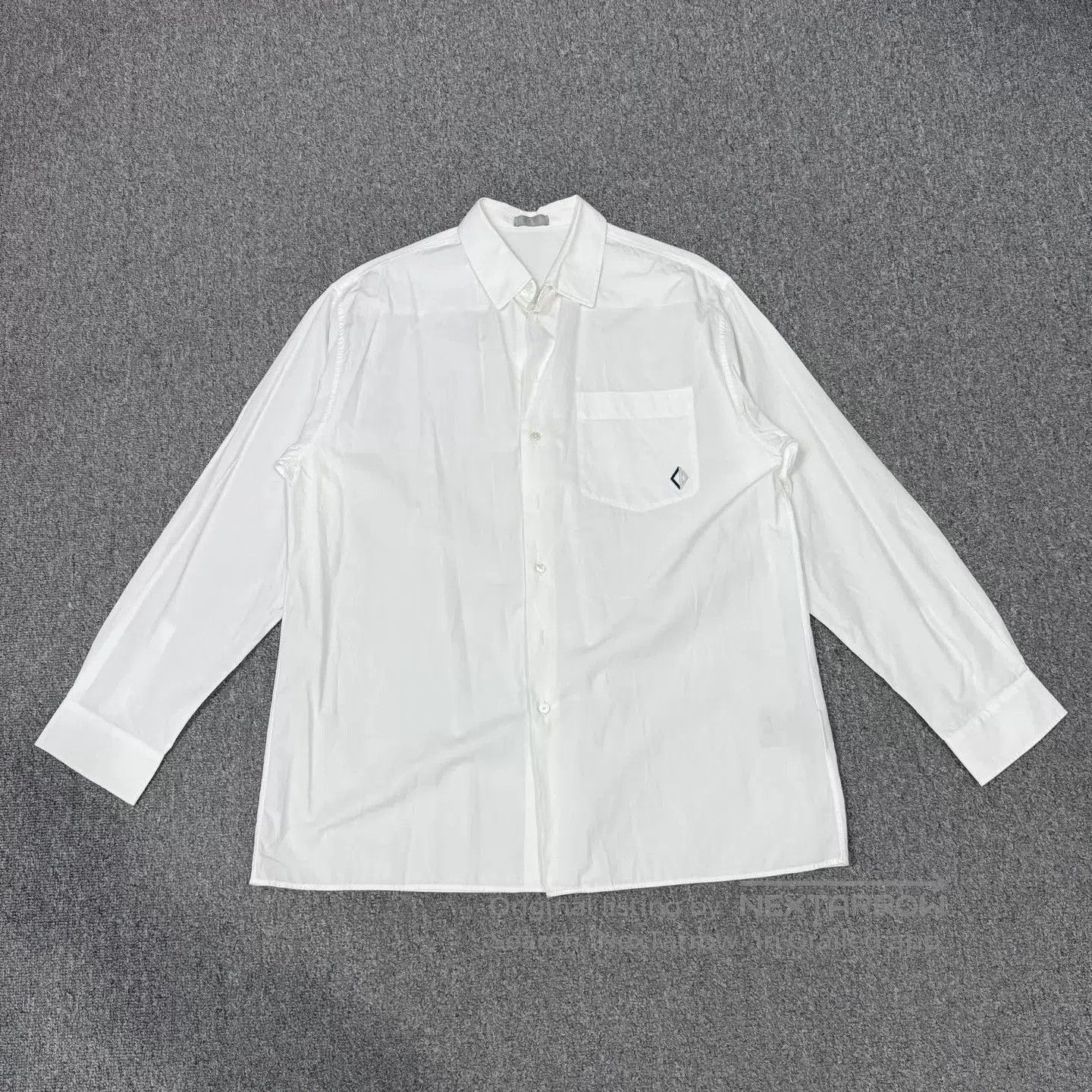 Dior White Long Sleeve Button-Up Shirt. Size US S / EU 44-46 / 1 - 1 Thumbnail